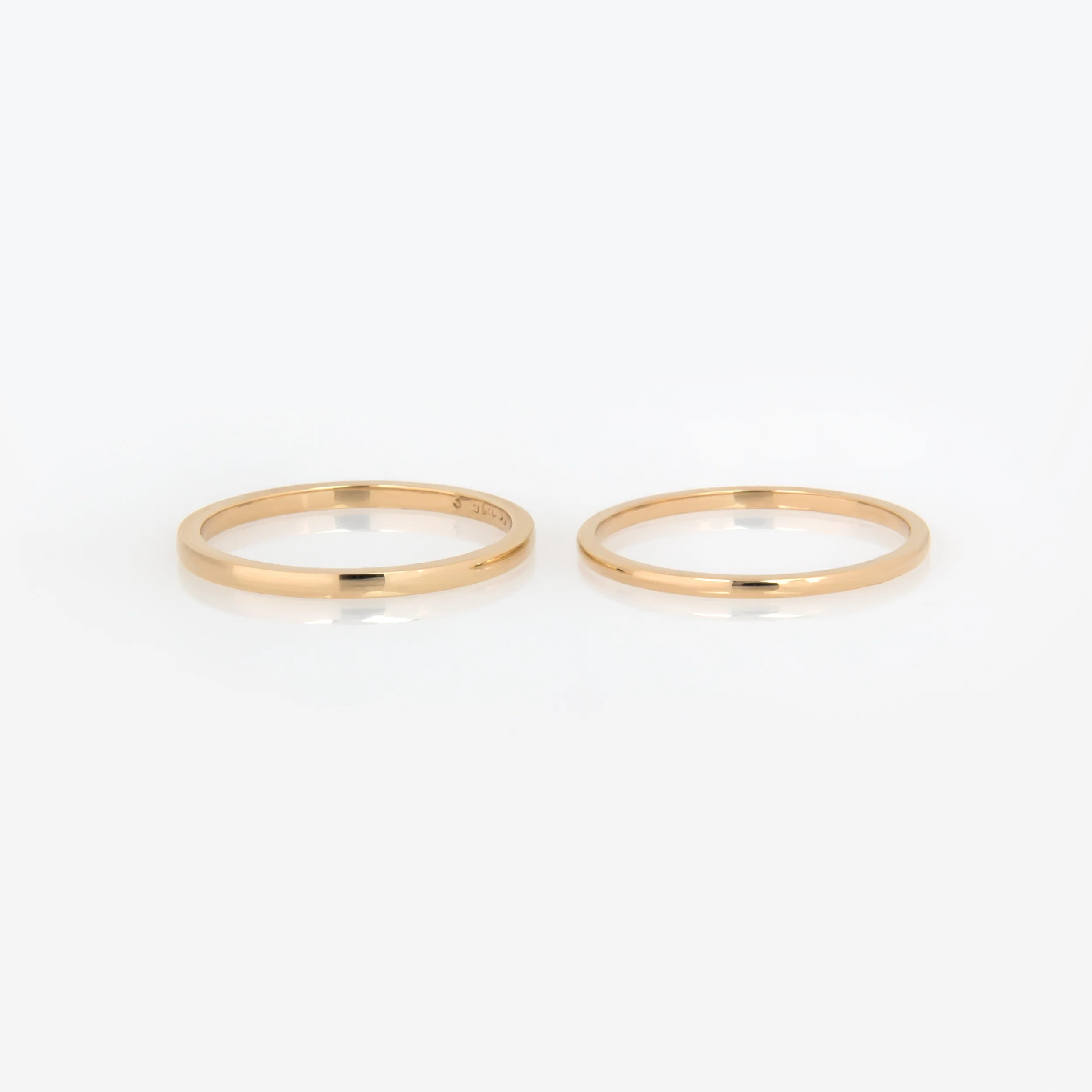 Plain Wedding Band 1.2mm — additional product image 6 from AntEva Crafts