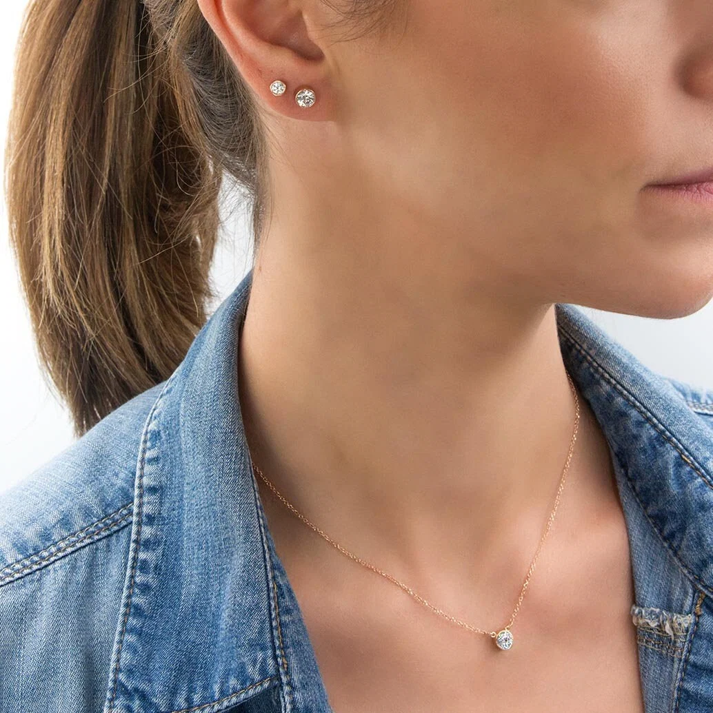Solitaire Gemstone Necklace — additional product image 3 from AntEva Crafts