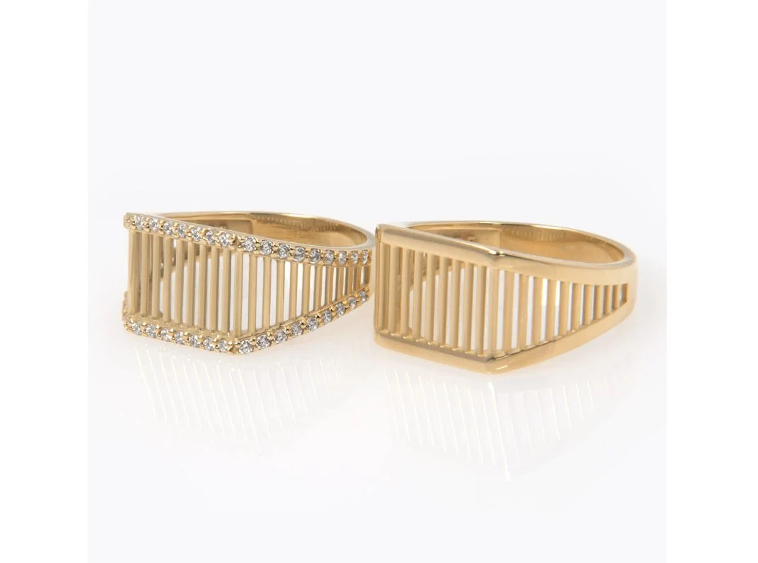 Ribbed Chunky Ring — additional product image 8 from AntEva Crafts