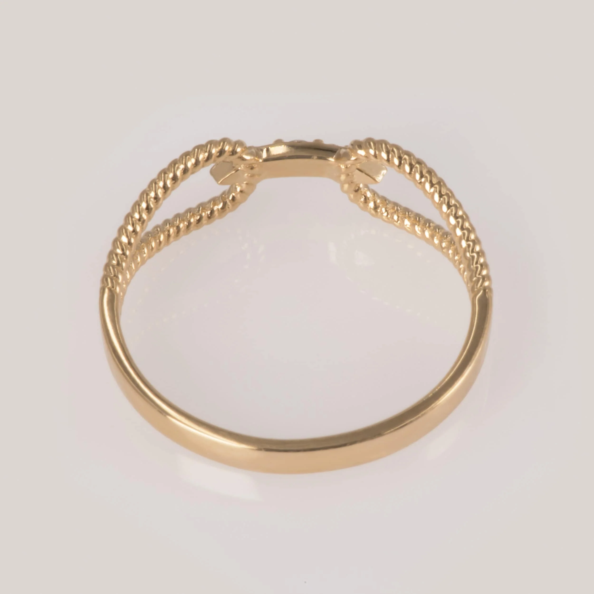 Diamond Rope Ring — additional product image 7 from AntEva Crafts