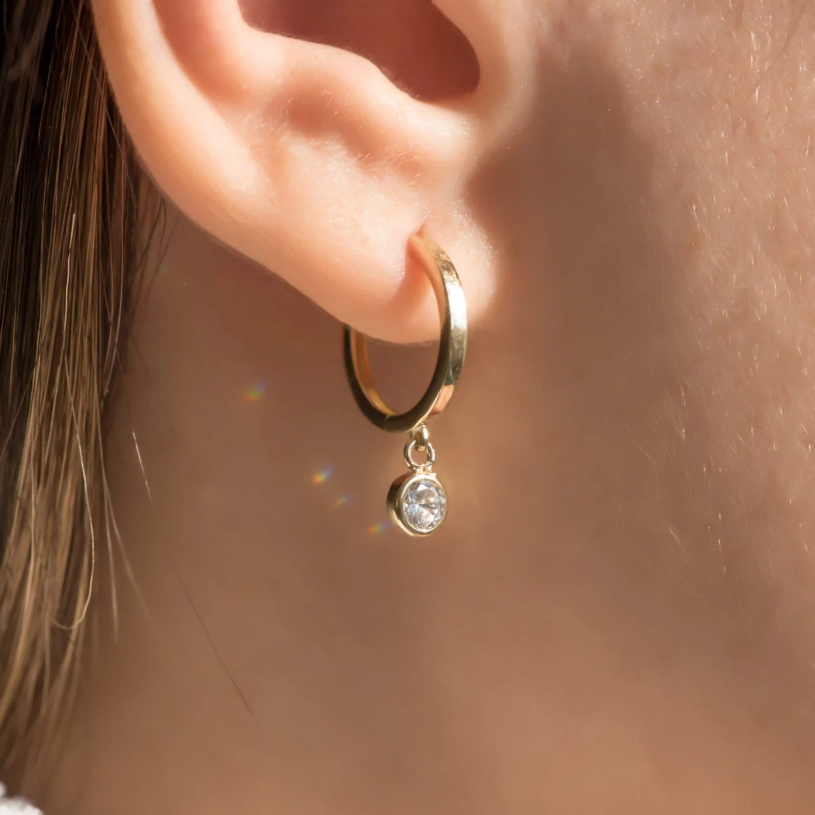 Charm Hoop Earrings — additional product image 6 from AntEva Crafts