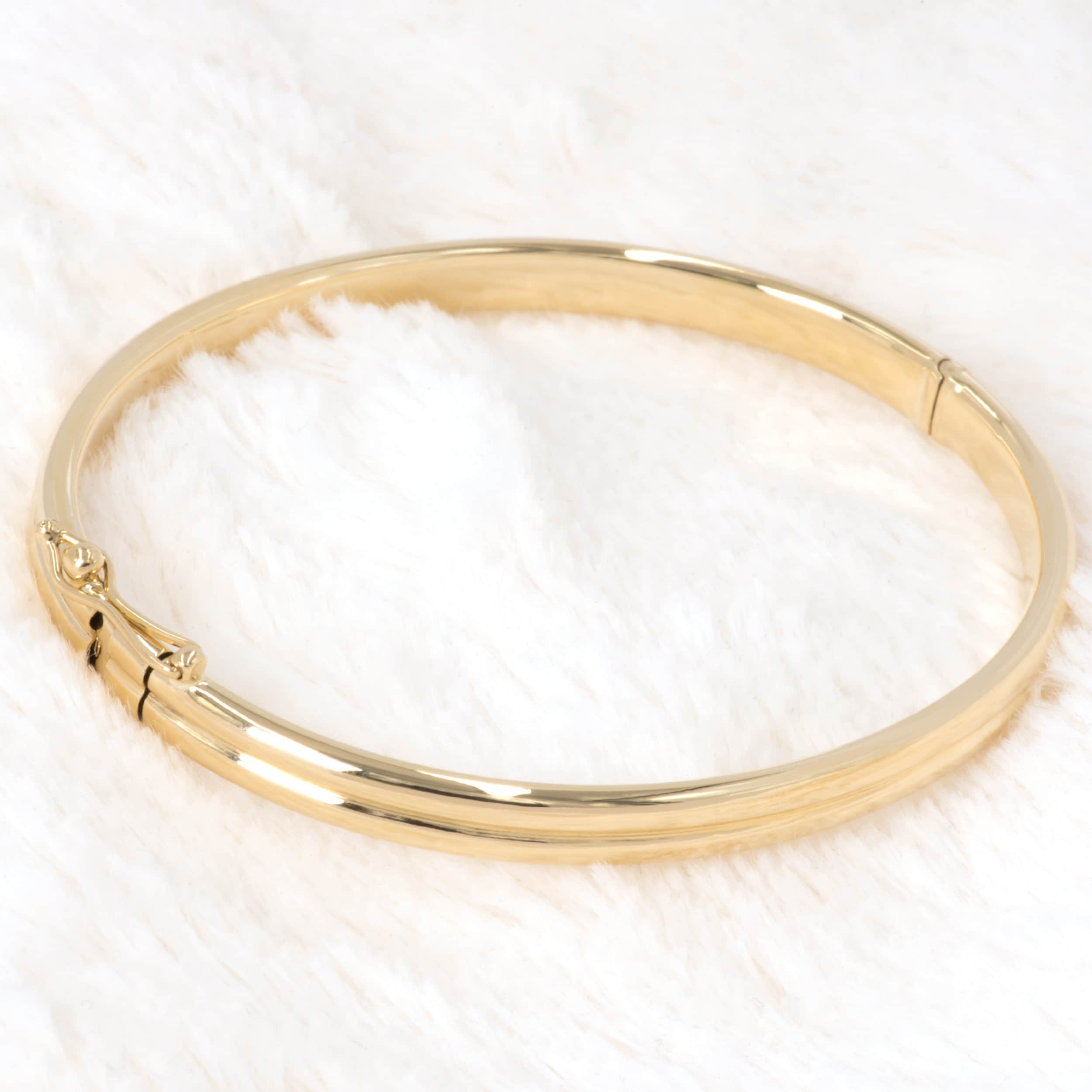 Hinged Ribbed Bangle — additional product image 3 from AntEva Crafts
