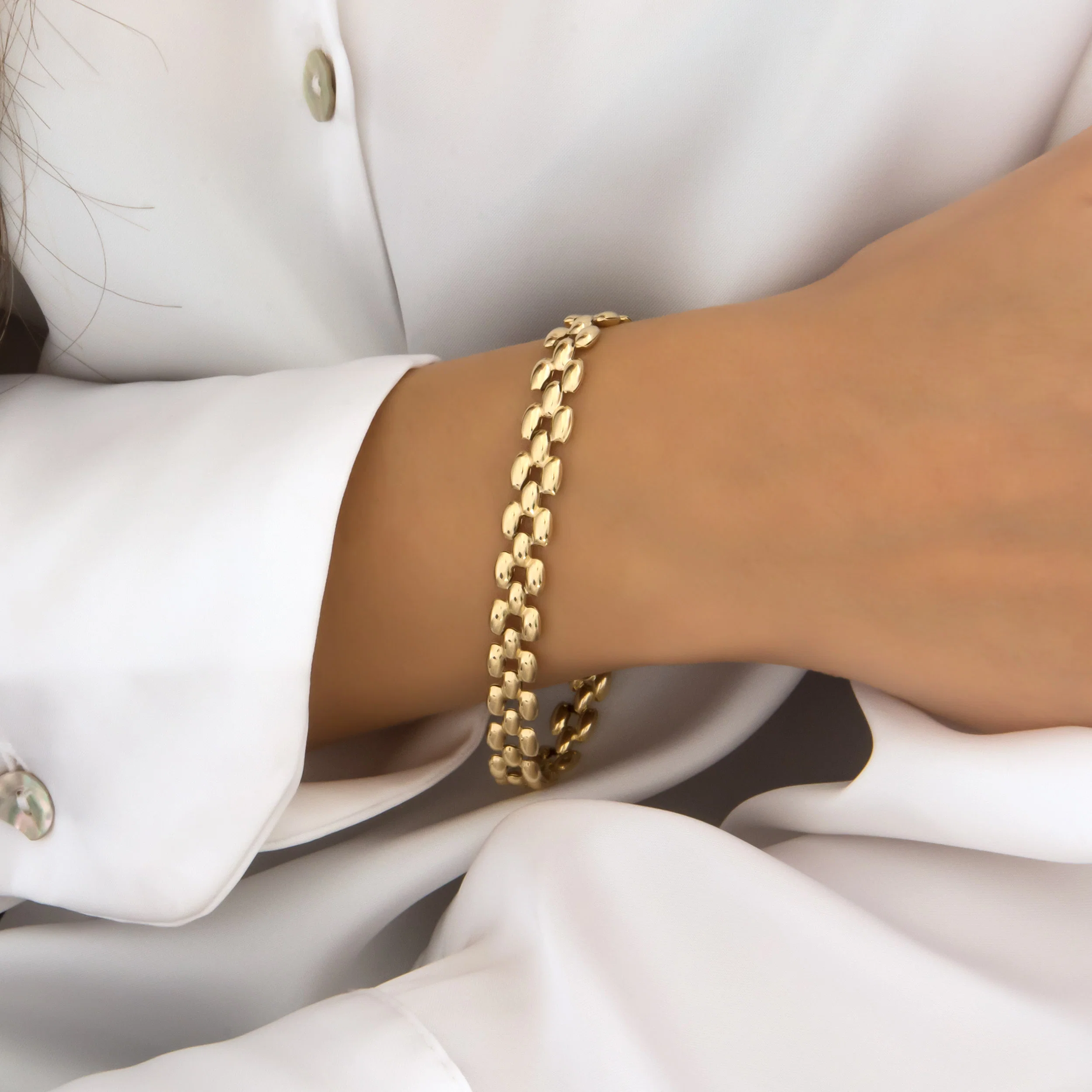 Panther Link Bracelet — additional product image 2 from AntEva Crafts