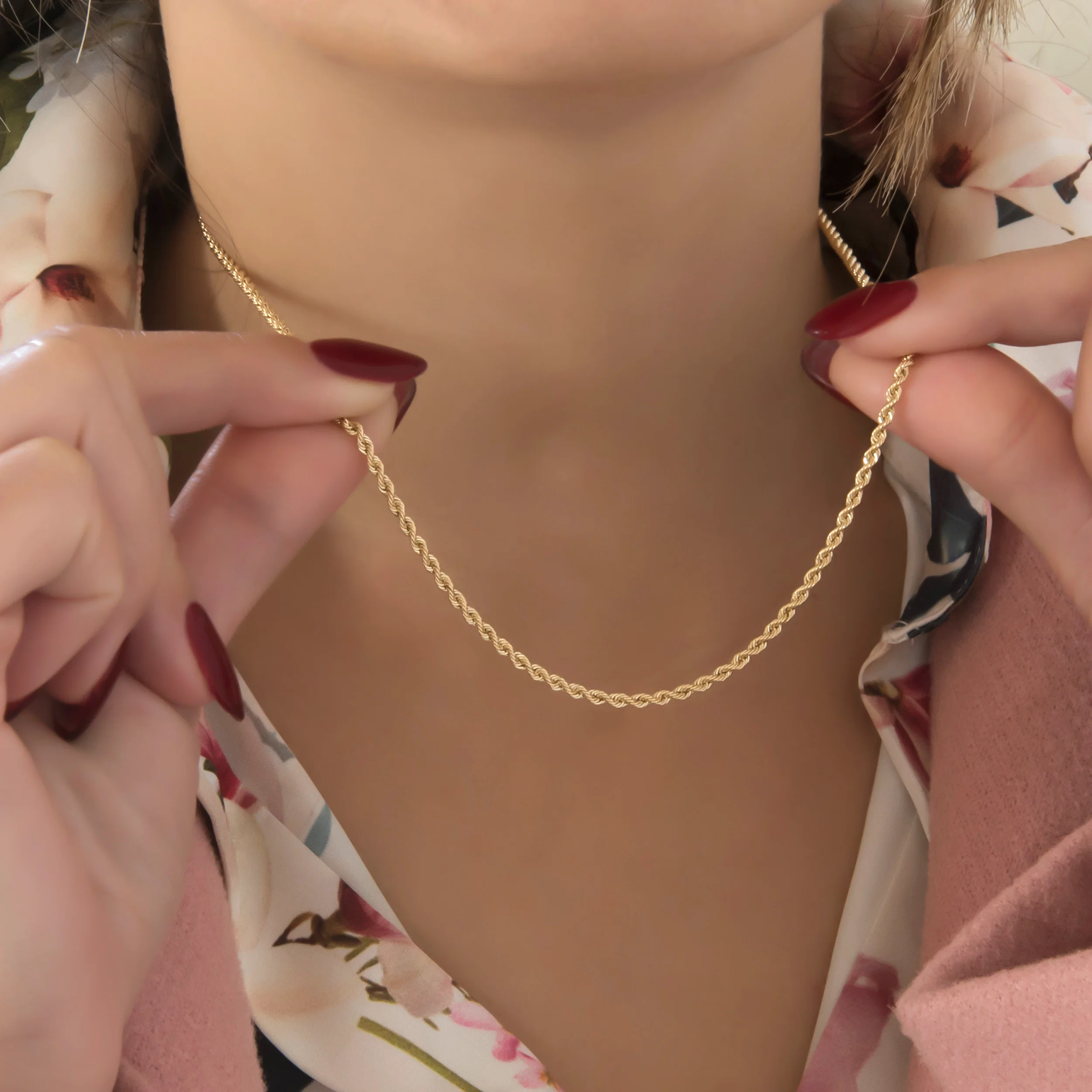 Elegant Gold Rope Chain — additional product image 5 from AntEva Crafts
