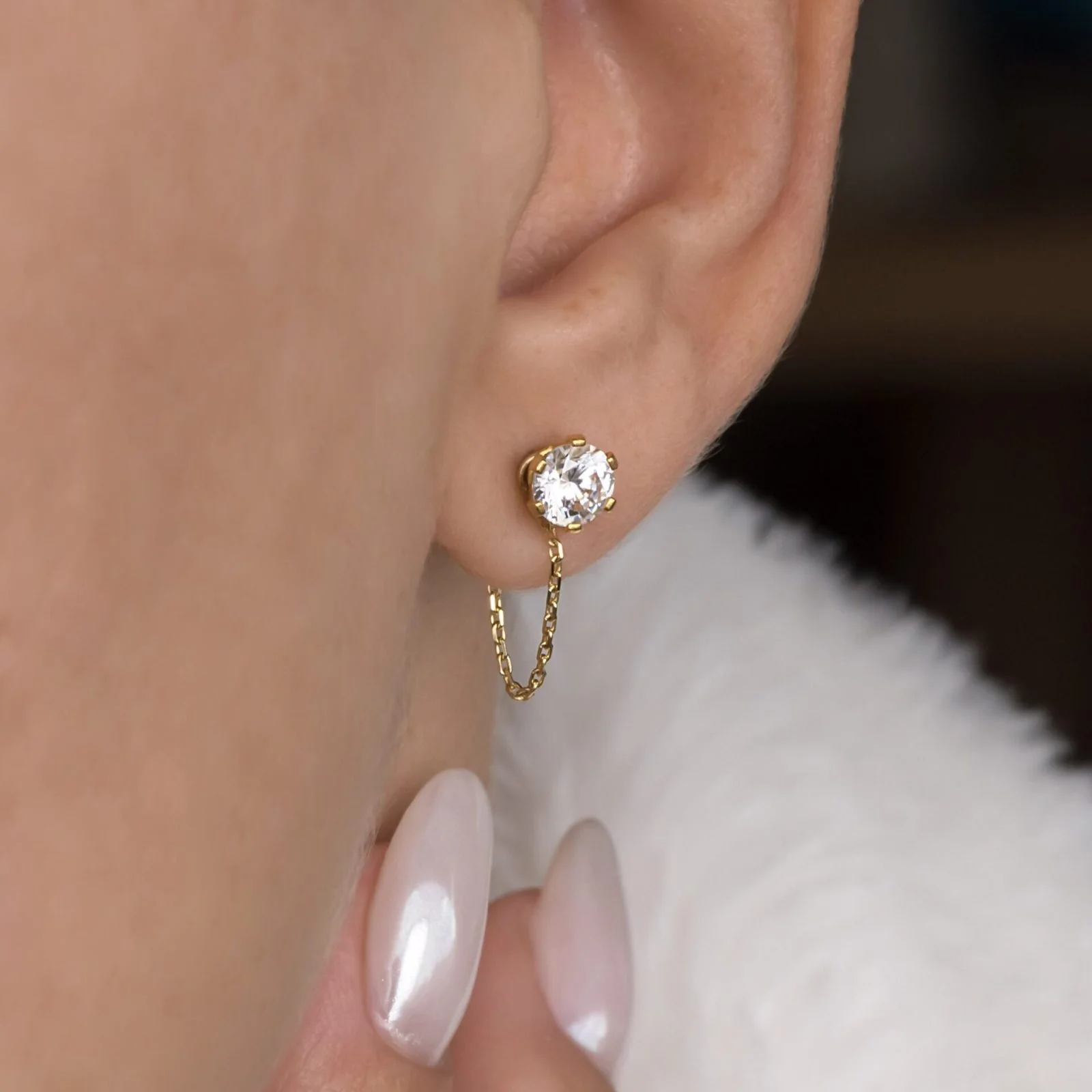 Earring Connector Chain — additional product image 7 from AntEva Crafts