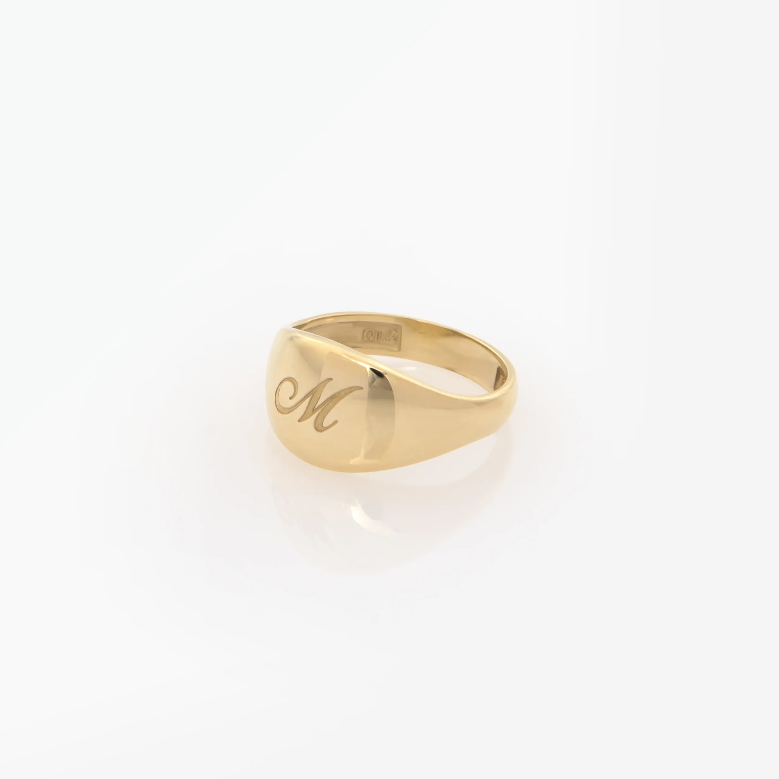 Gold Pinky Signet Ring