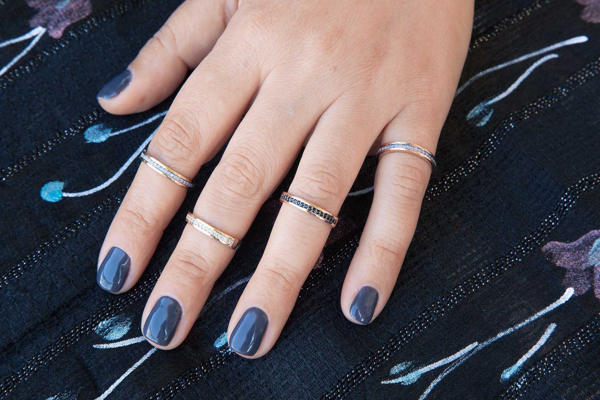 Half Eternity Ring with CZ — additional product image 4 from AntEva Crafts