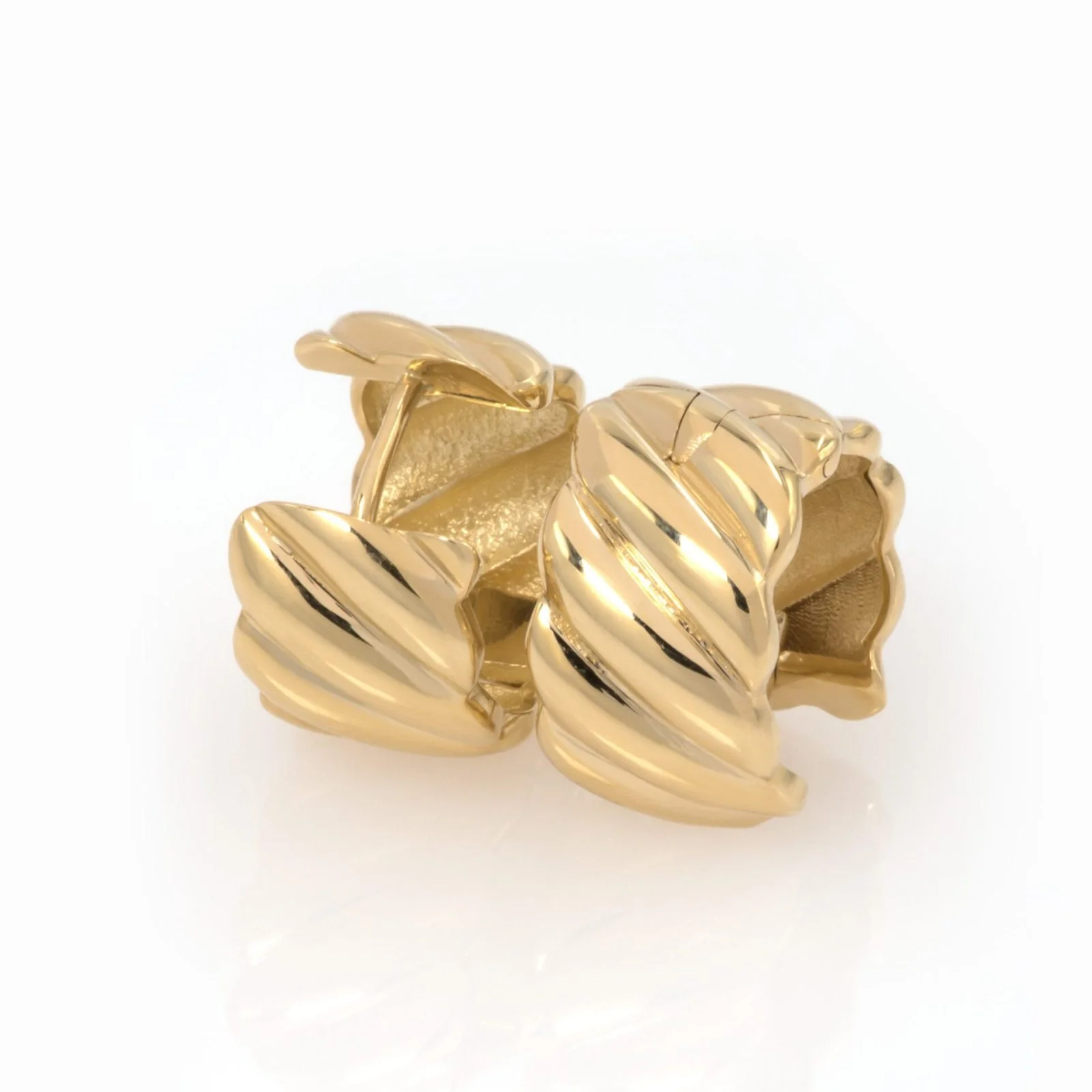 Croissant Hoop Earrings — additional product image 4 from AntEva Crafts