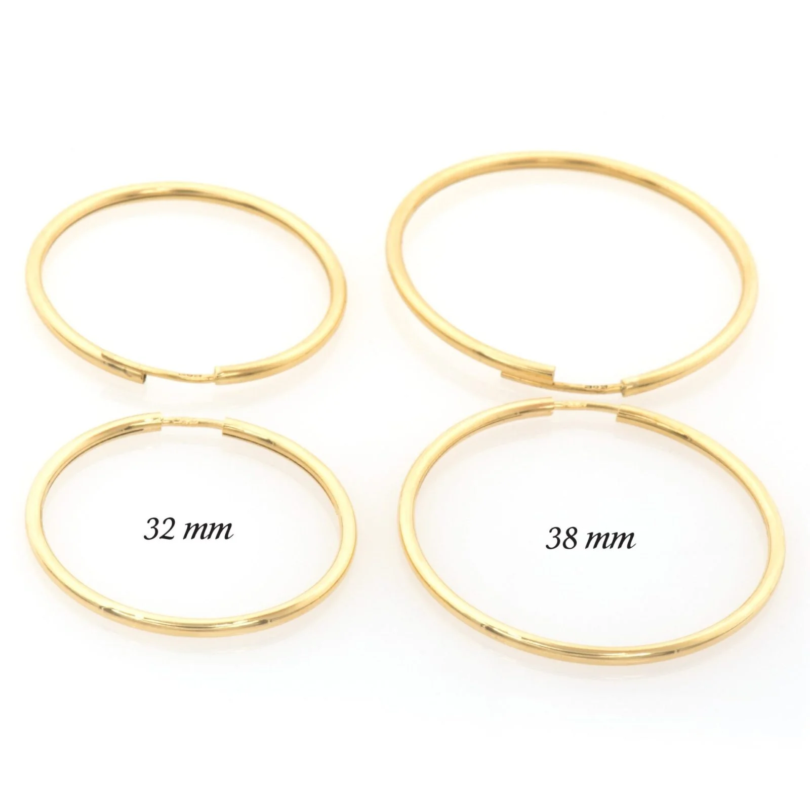 Big Hoop Earrings in 2 Sizes — additional product image 3 from AntEva Crafts