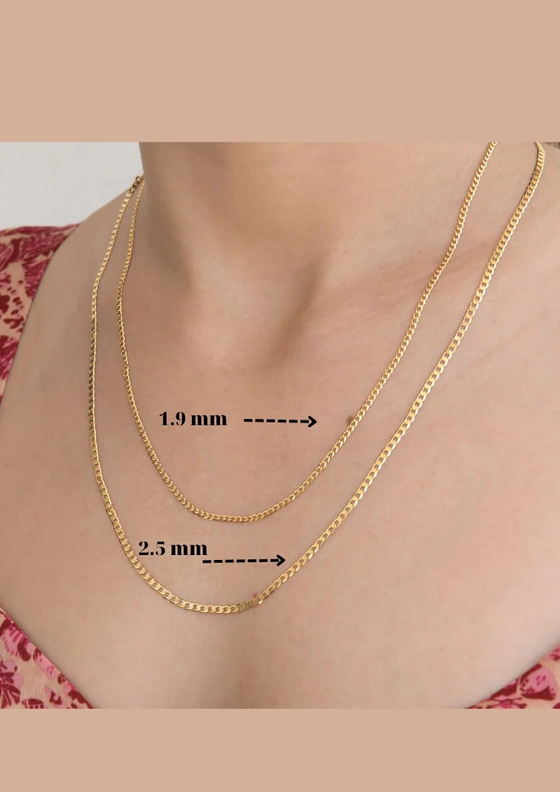Curb Cuban Chain — additional product image 6 from AntEva Crafts