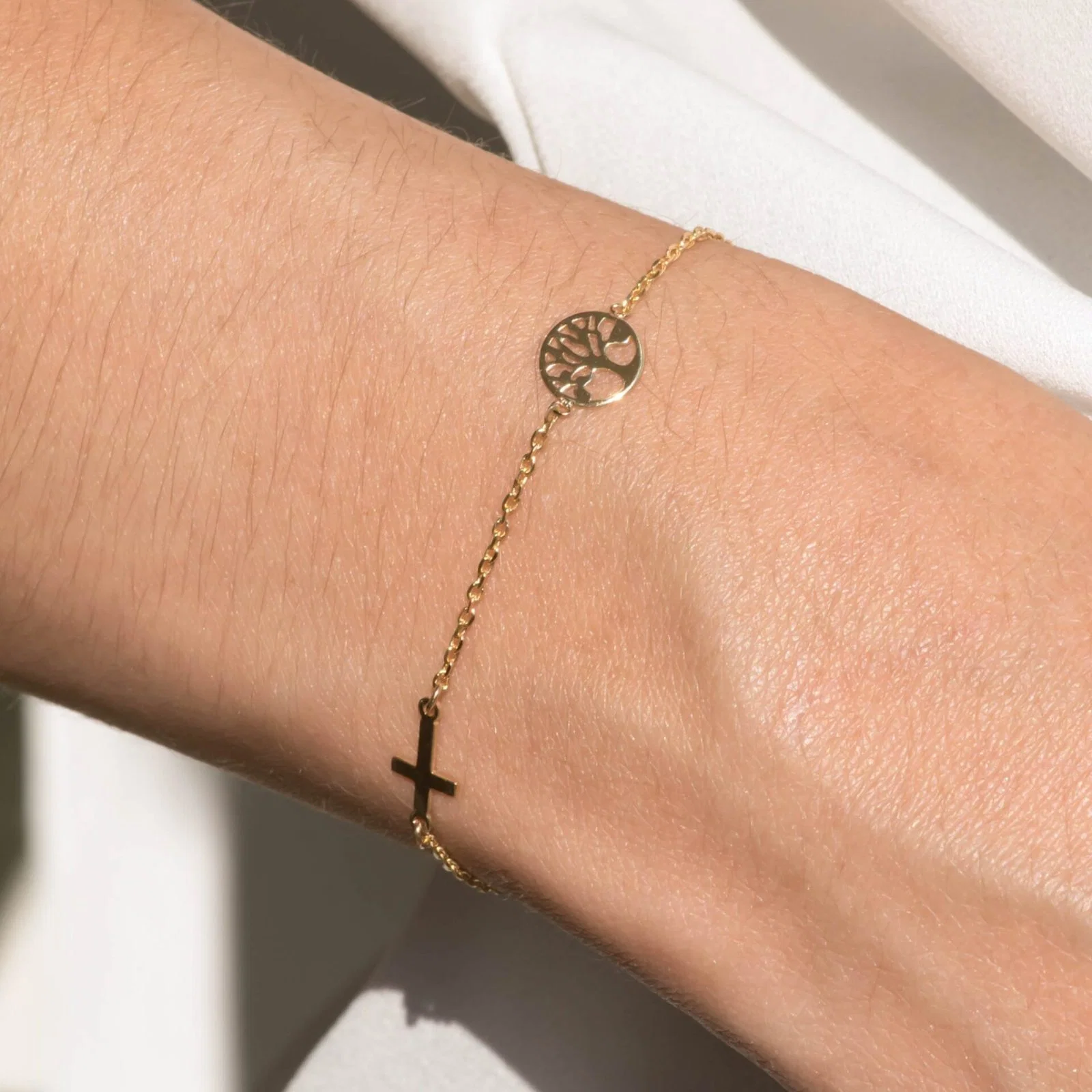 Tree of Life Chain Bracelet — additional product image 5 from AntEva Crafts