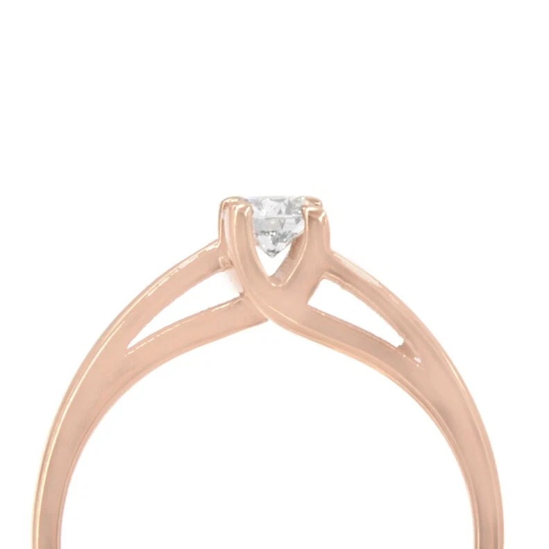 Diamond Solitaire Ring — additional product image 4 from AntEva Crafts