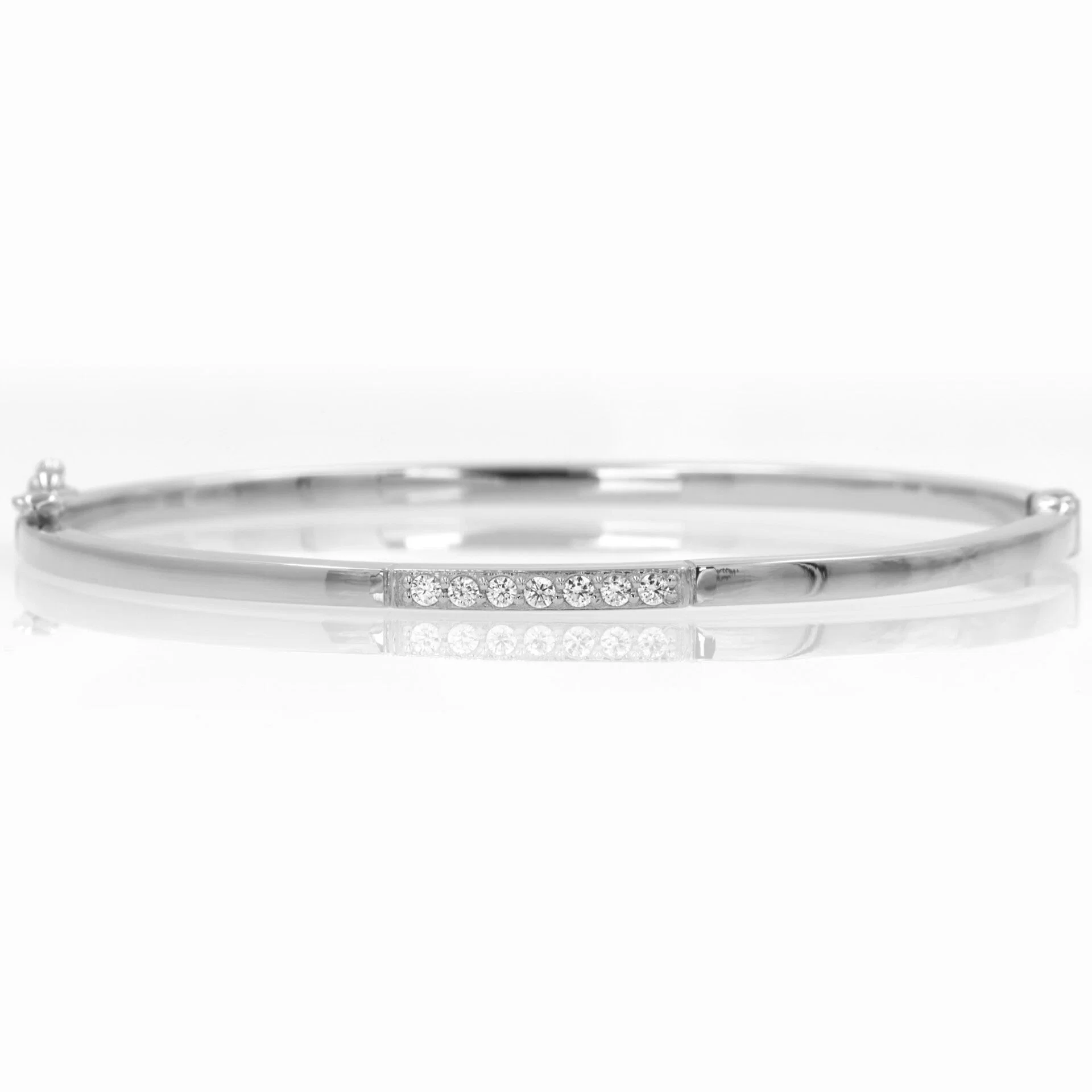 Diamond Gold Bangle — additional product image 8 from AntEva Crafts
