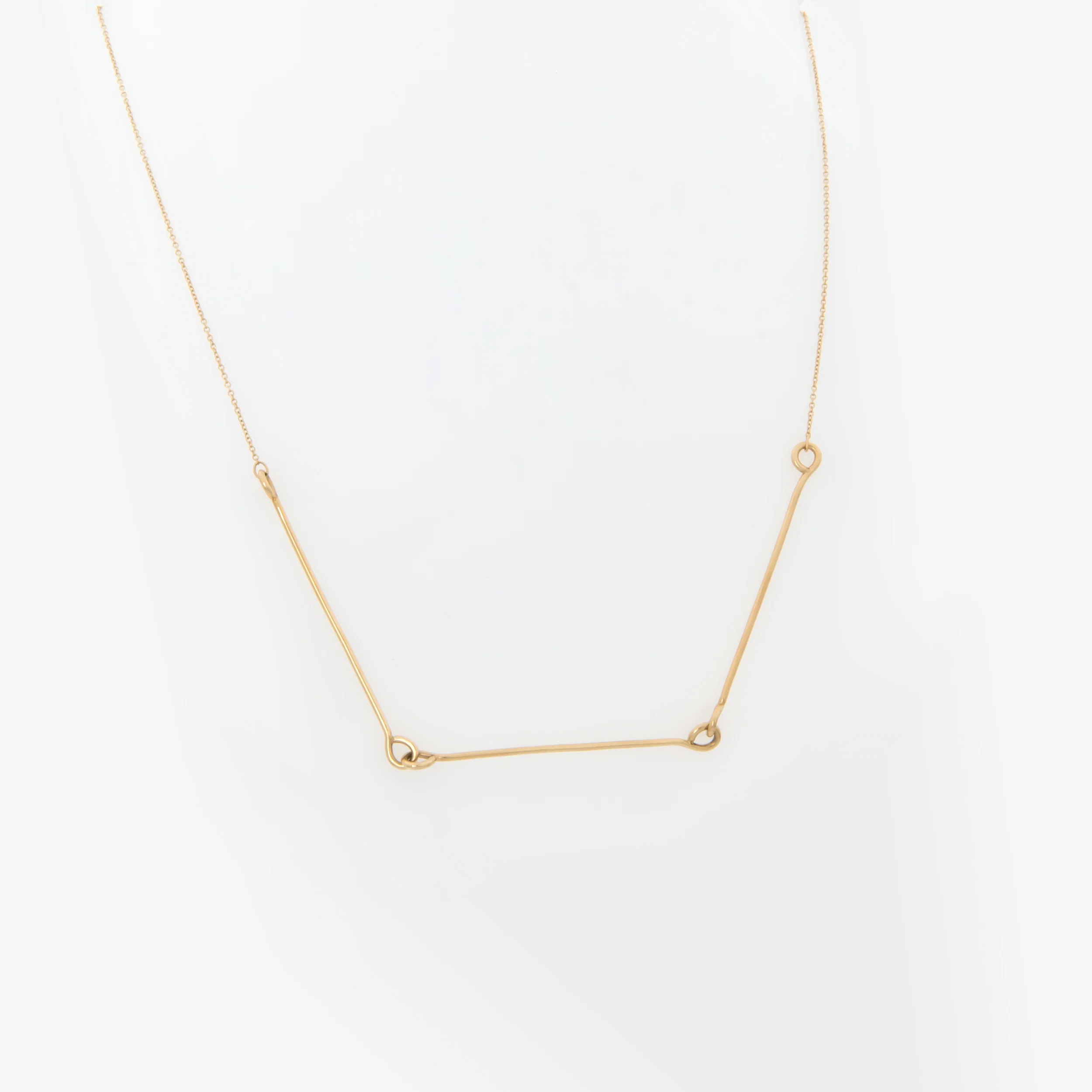 Celestial Gold Bar Necklace — additional product image 3 from AntEva Crafts