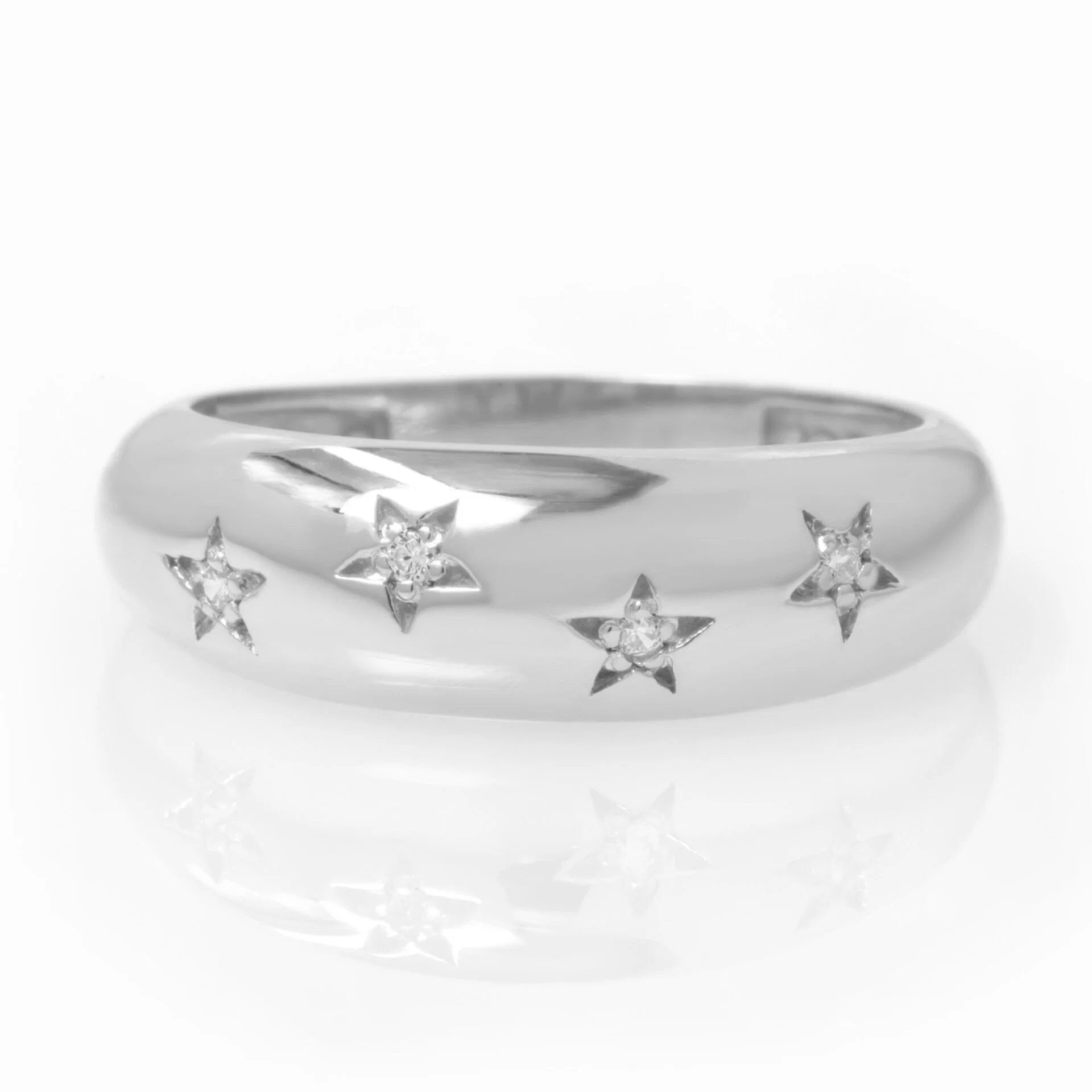 Diamond Starburst Ring — additional product image 6 from AntEva Crafts