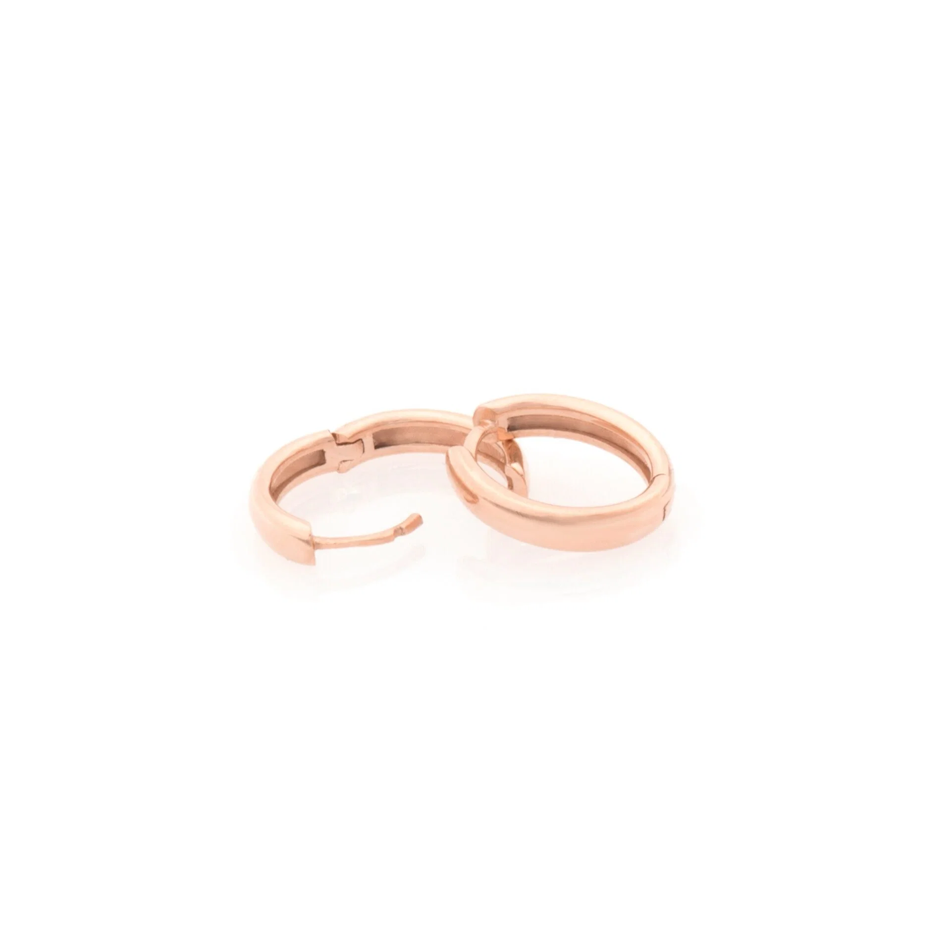 Mini Oval Hoop Earrings — additional product image 3 from AntEva Crafts