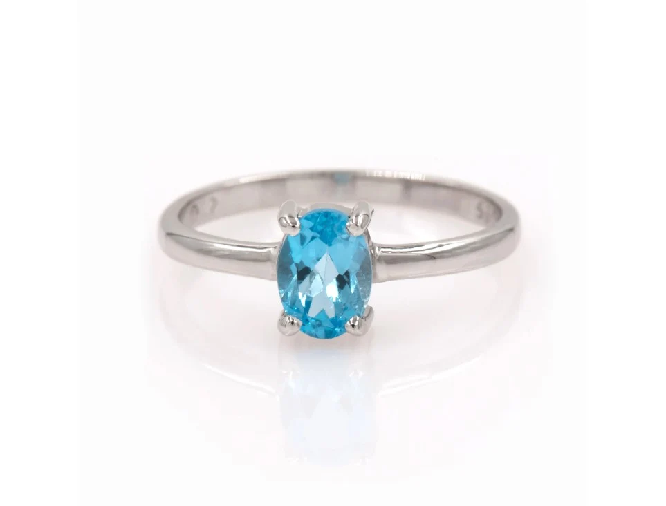 Oval Birthstone Solitaire Ring — additional product image 3 from AntEva Crafts