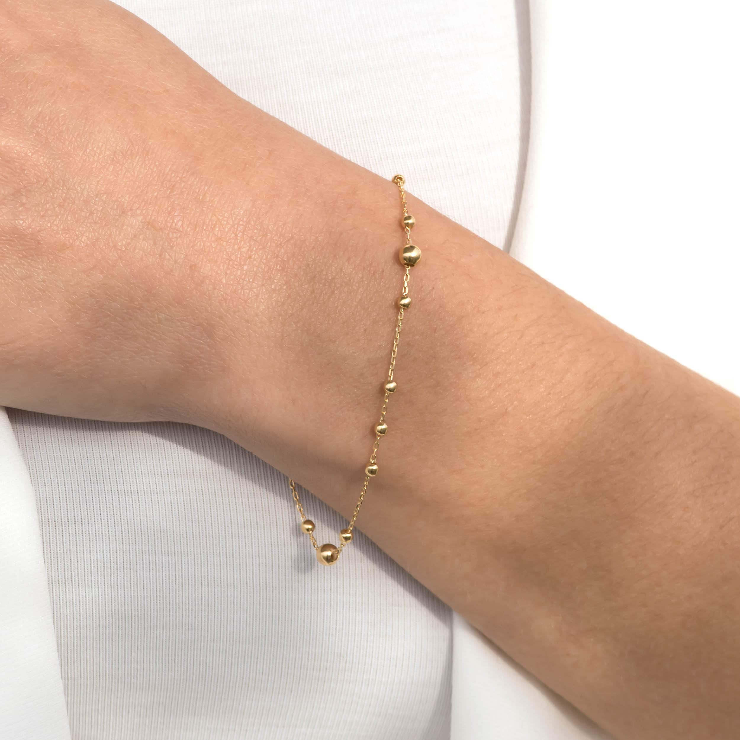 Beaded Chain Bracelet — additional product image 2 from AntEva Crafts