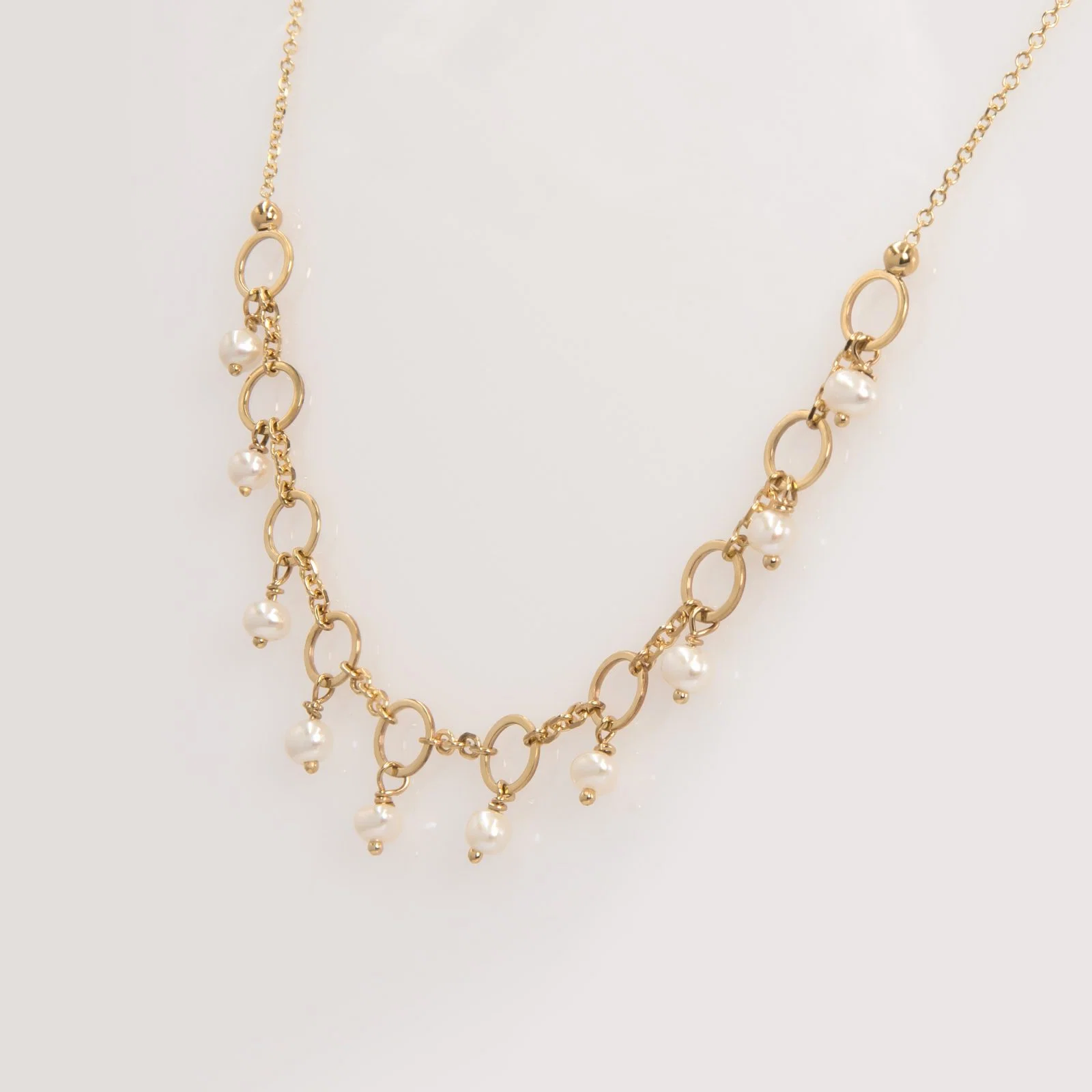Hanging Pearls Necklace — additional product image 6 from AntEva Crafts