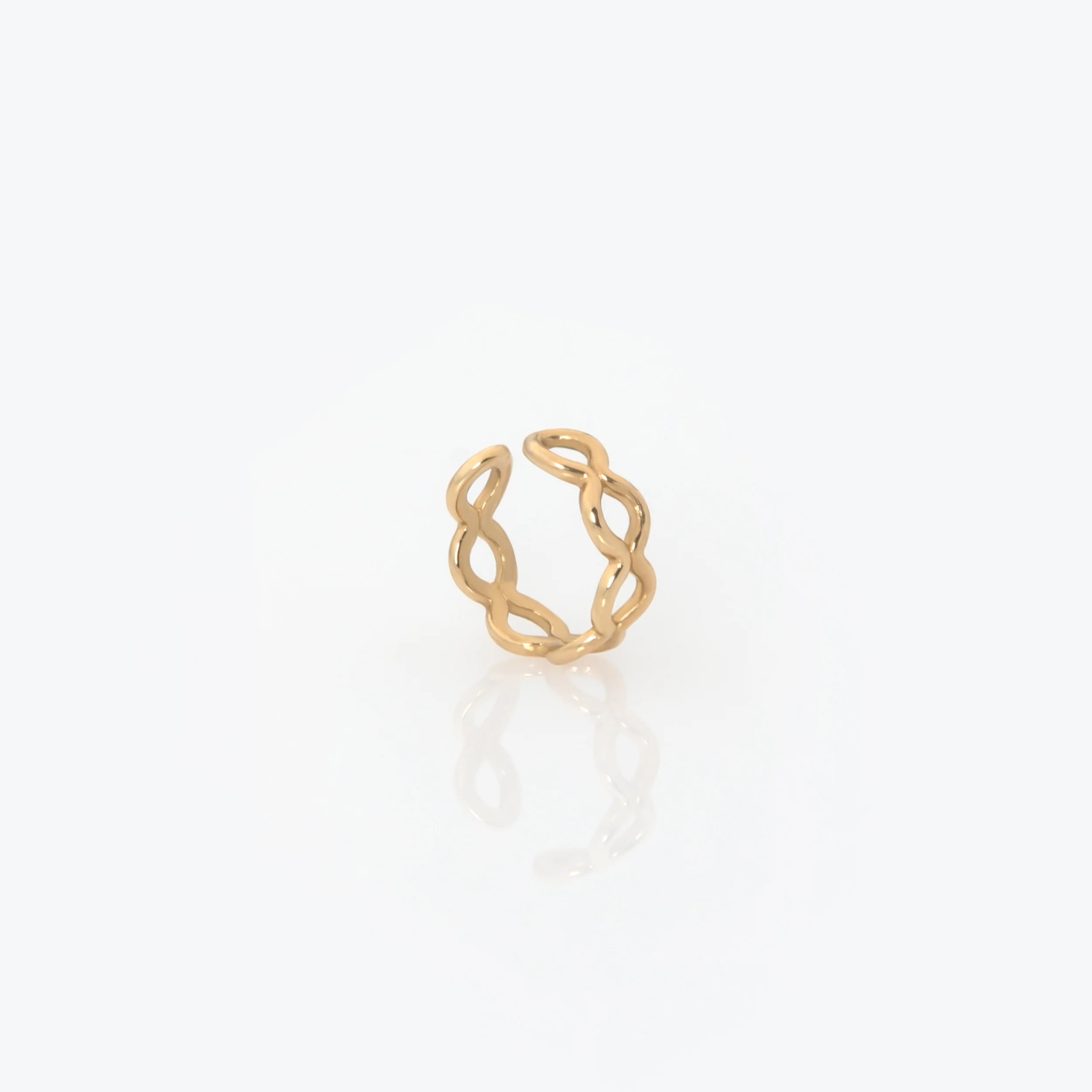 Chain Link Ear Cuff — additional product image 4 from AntEva Crafts