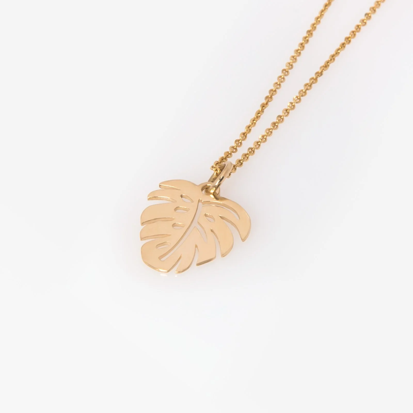 Monstera Necklace — additional product image 4 from AntEva Crafts