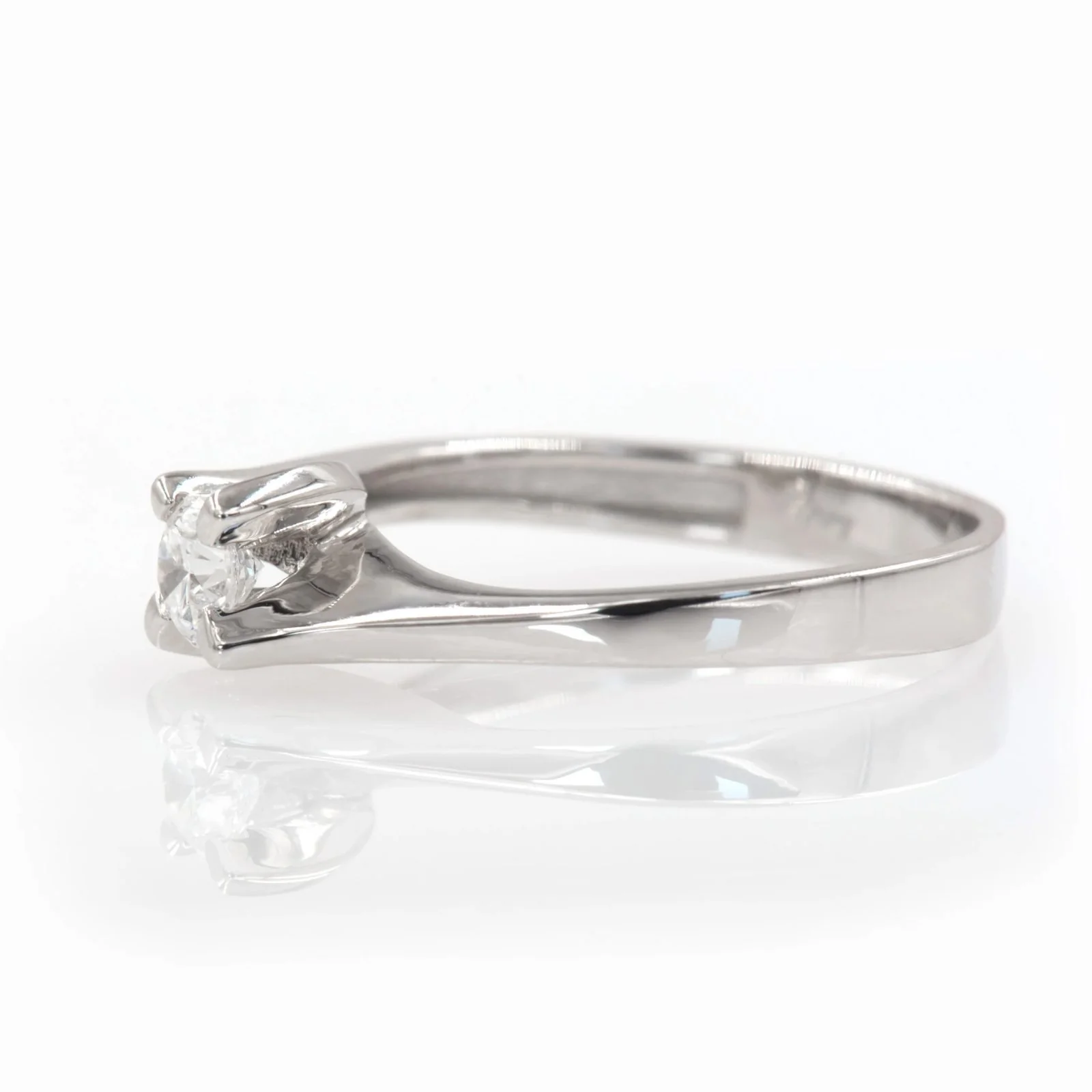 Diamond Solitaire Twisted Ring — additional product image 5 from AntEva Crafts
