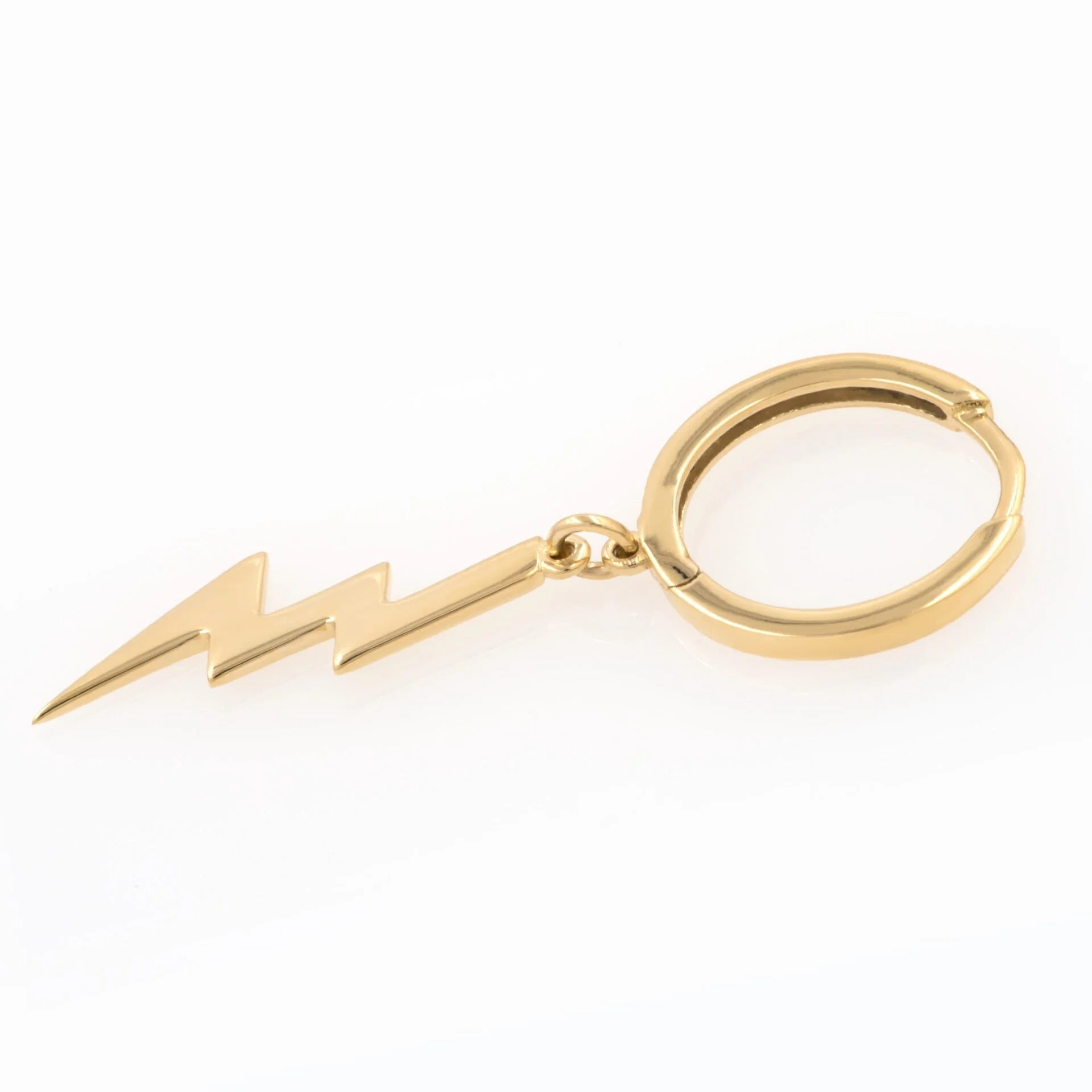 Hanging Thunder Flash Hoop Earrings — additional product image 4 from AntEva Crafts