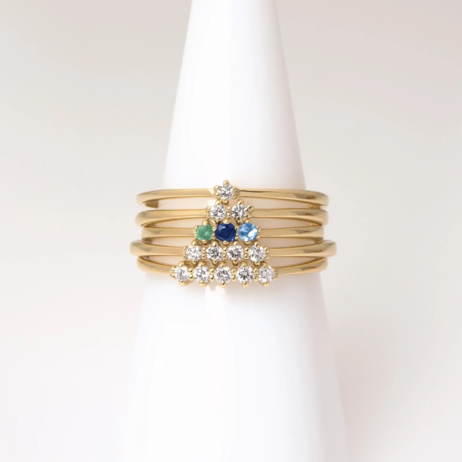 Birthstone Ring with Two Stones — additional product image 3 from AntEva Crafts