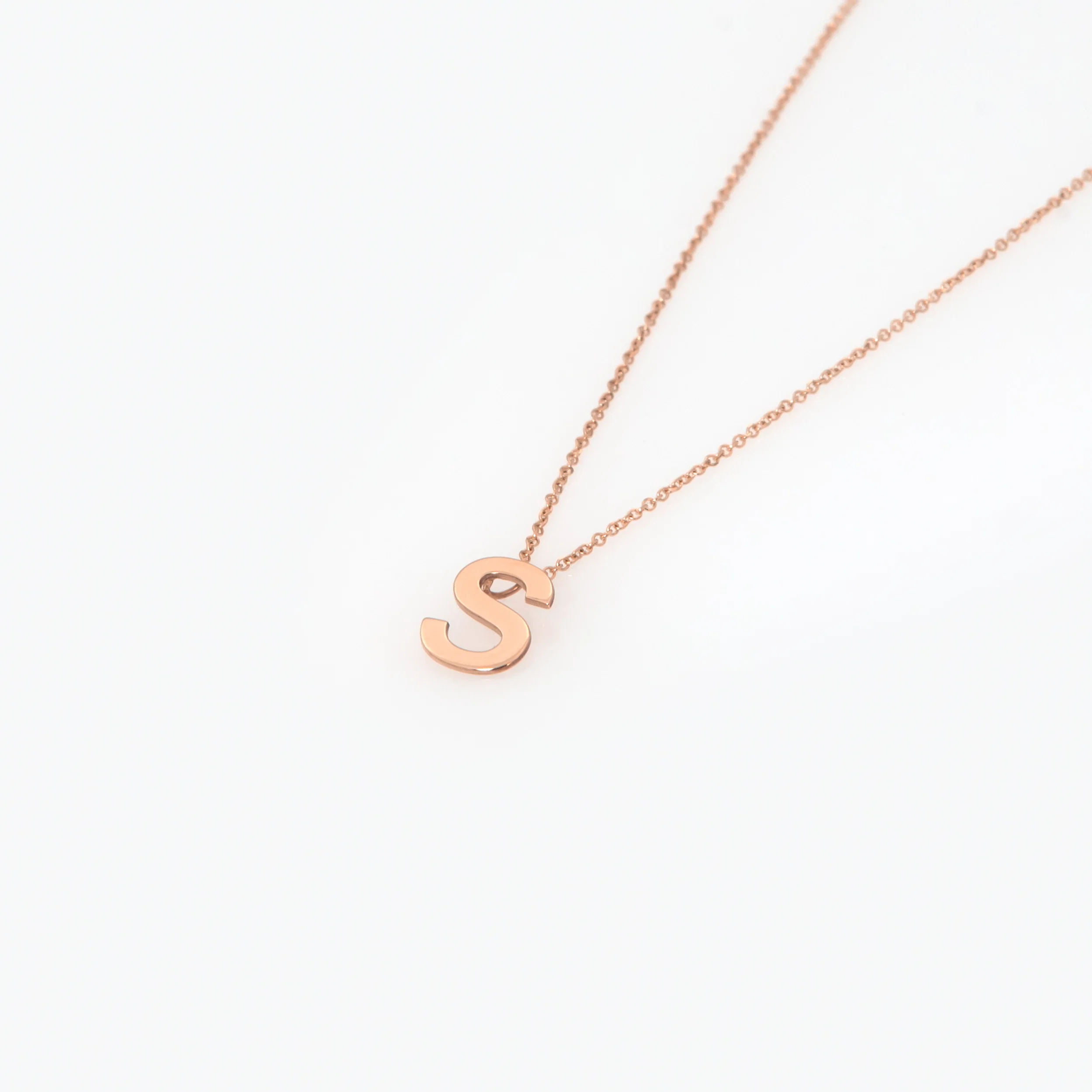 Initial Monogram Necklace — additional product image 7 from AntEva Crafts