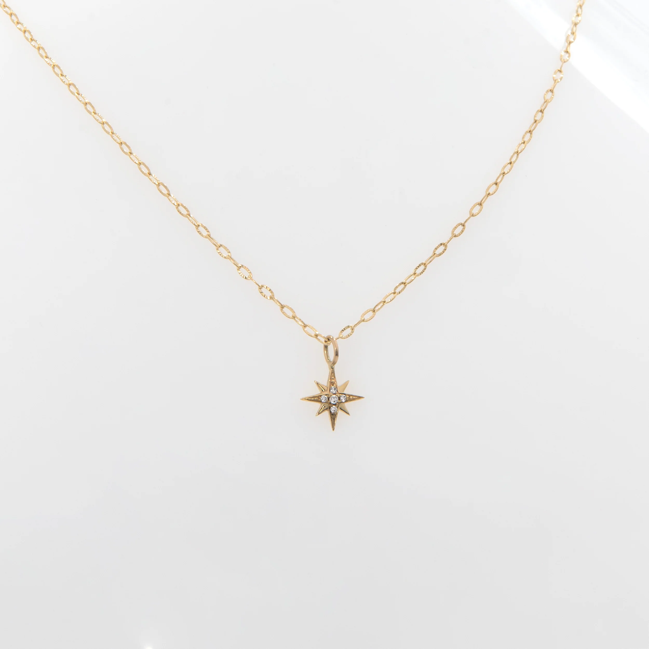 North Star Diamond Necklace — additional product image 3 from AntEva Crafts
