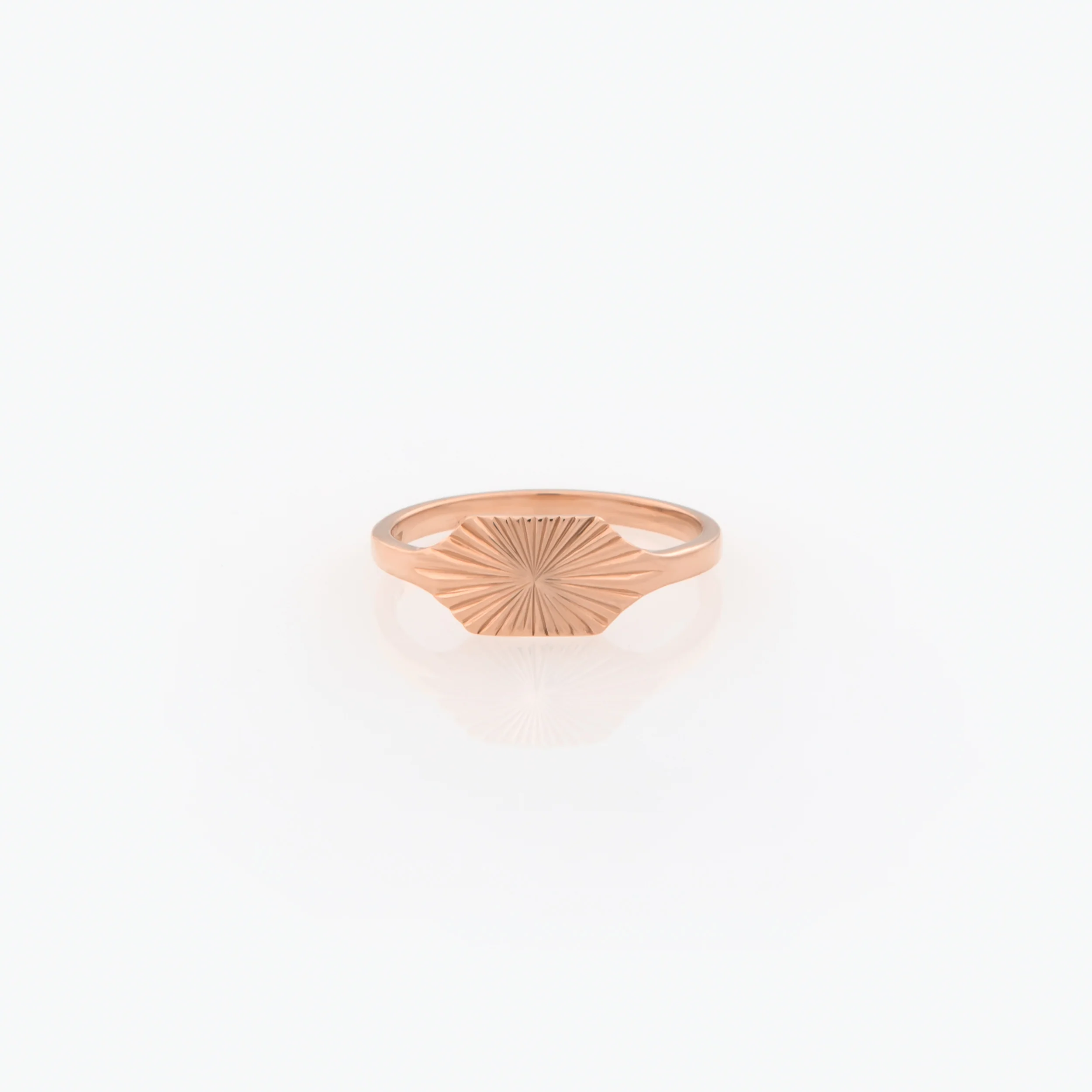 Sunburst Signet Ring — additional product image 4 from AntEva Crafts