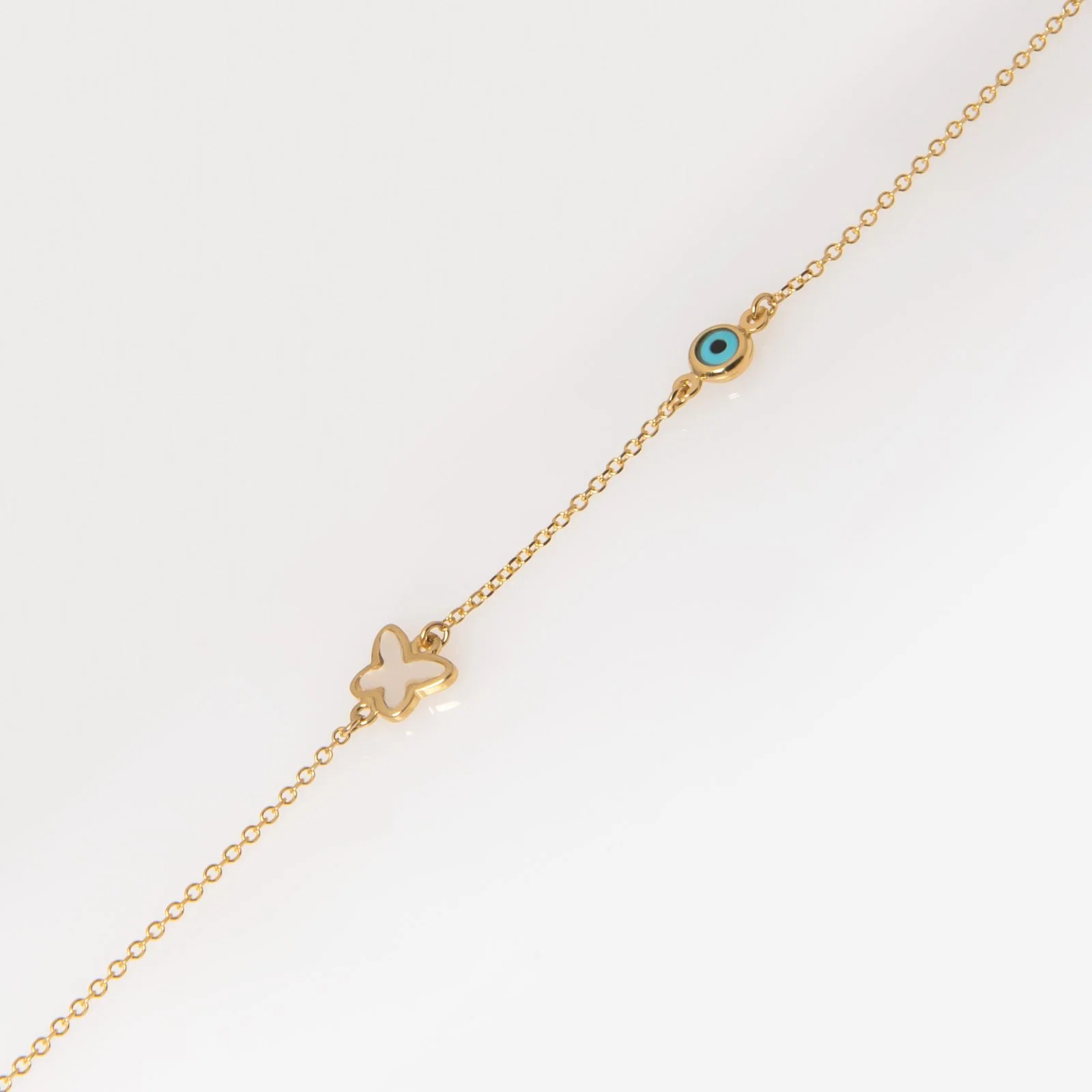 Evil Eye Butterfly Bracelet — additional product image 3 from AntEva Crafts