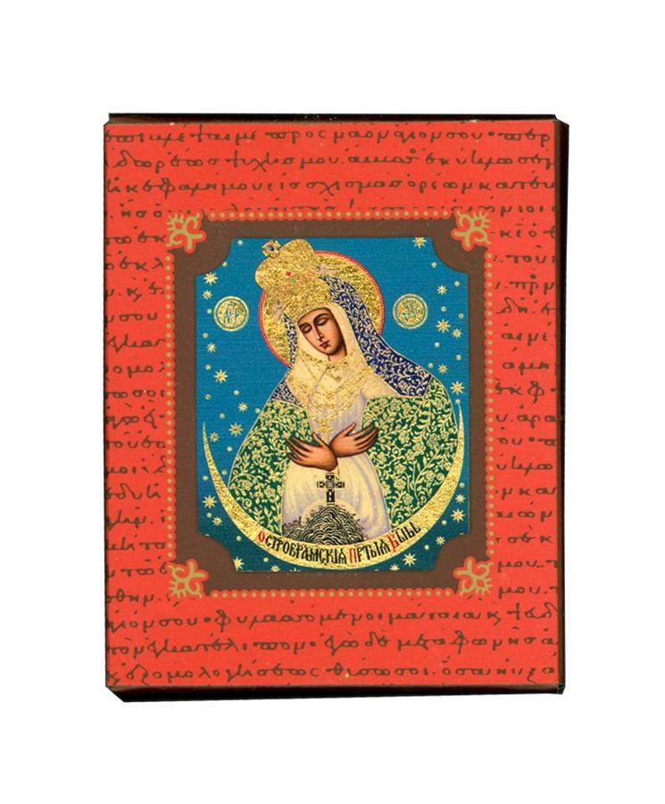 Virgin Mary Deomeni - Magnetic image on wood - Mount Athos — additional product image 4 from Christianity Art