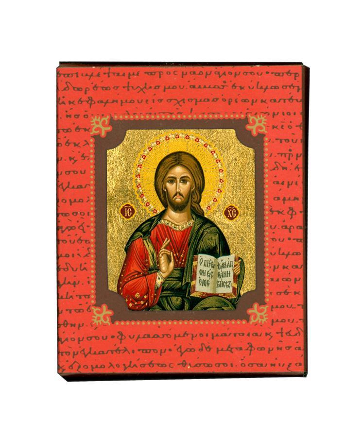 Jesus Christ Kazan - Magnetic image on wood - Mount Athos — additional product image 4 from Christianity Art