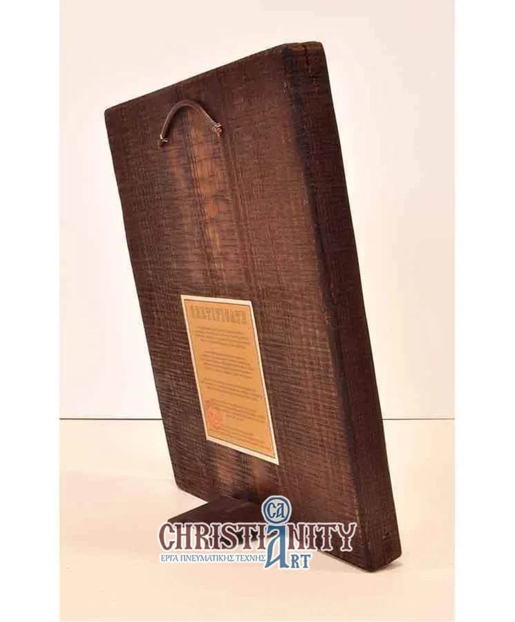 Composition of Dodekaortos icons - Engraved wooden image on canvas with golden background - Mount Athos — additional product image 2 from Christianity Art