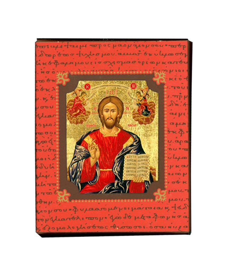 Christ Almighty - Magnetic image on wood - Mount Athos — additional product image 4 from Christianity Art