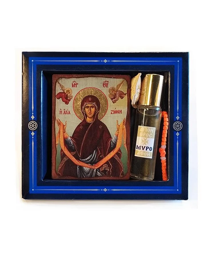 Gift set image 8x7cm, Prayer Rope, Myrrh and talisman — additional product image 2 from Christianity Art