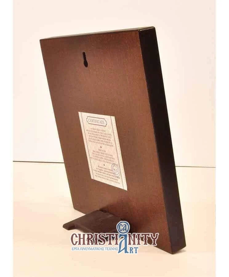 Wedding in Kana - Engraved wooden image on canvas with golden background - Mount Athos — additional product image 2 from Christianity Art