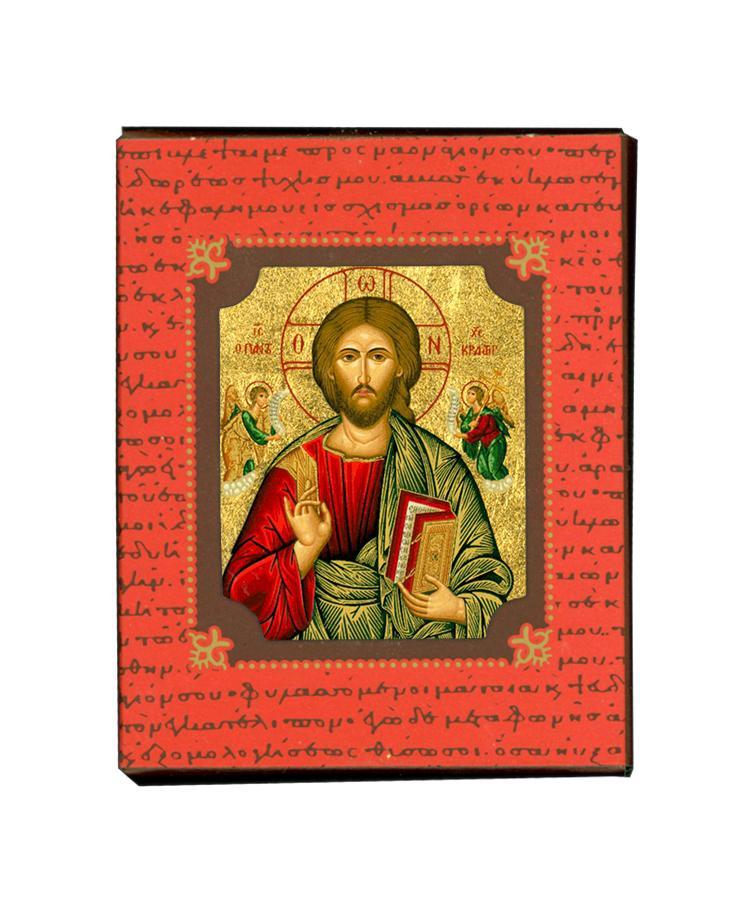 Christ Almighty - Magnetic image on wood - Mount Athos — additional product image 4 from Christianity Art