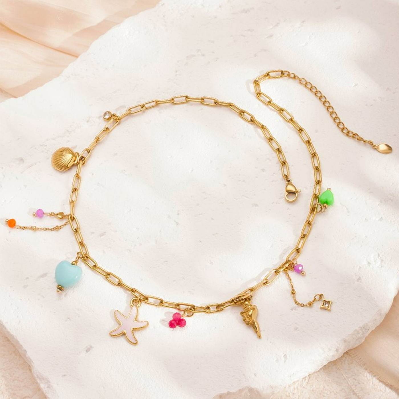 Stones Inox Chain Necklace — Necklaces from Toolittle — additional view 4