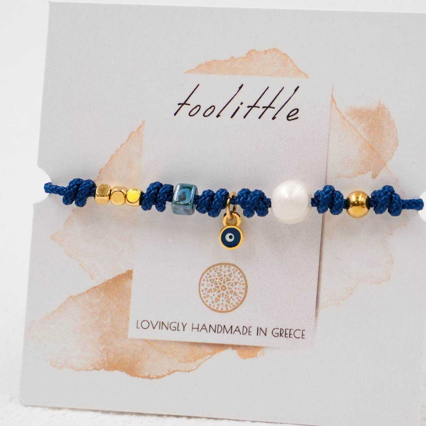 Makrame Bracelet with Evil Eye