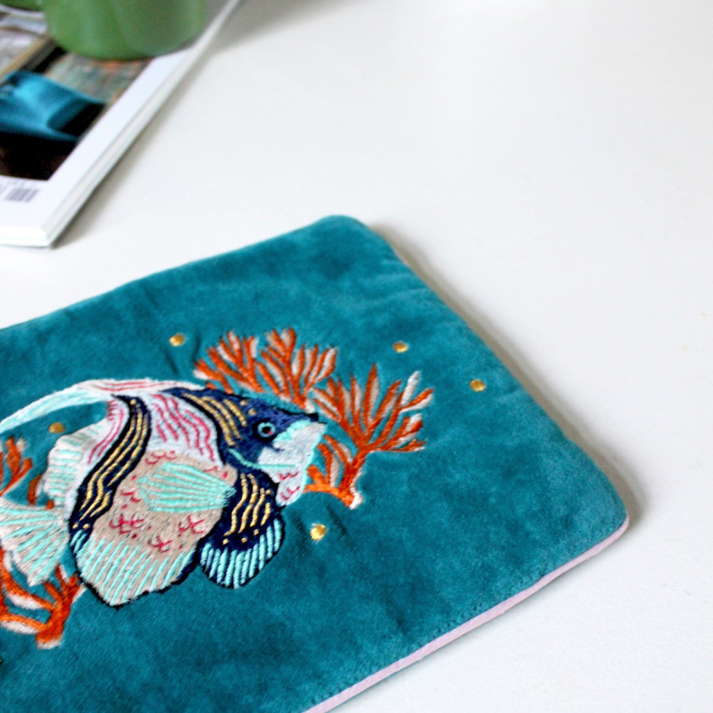 Coral Fish Clutch Bag — Bags & purses from Toolittle — additional view 2