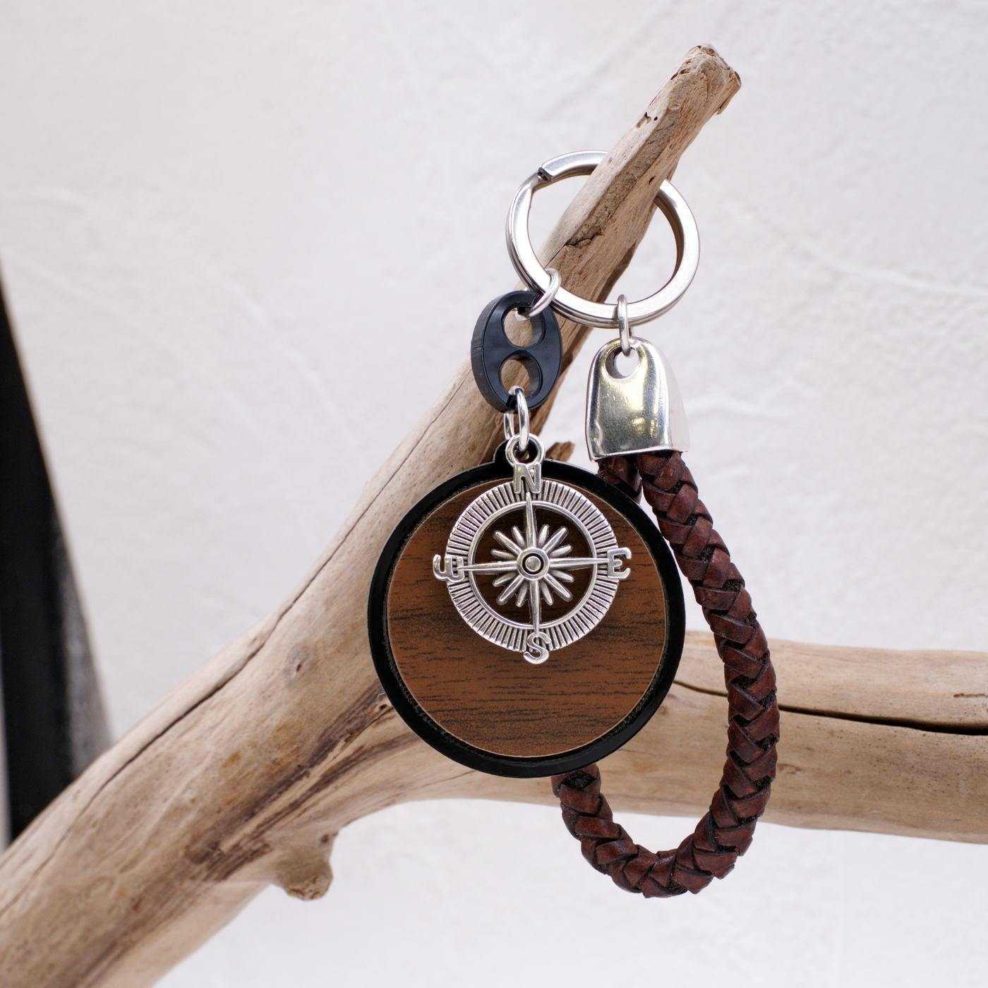 Compass Men's Keychain — Pendants & charms from Toolittle — additional view 2