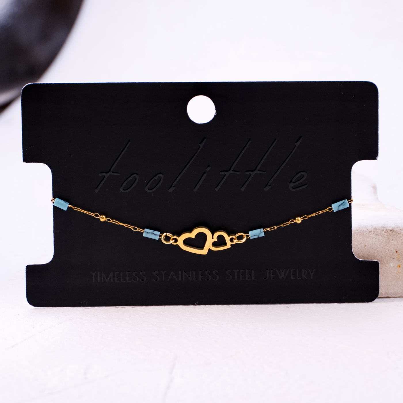 Inox Heart Chain Bracelet — Bracelets from Toolittle — additional view 2
