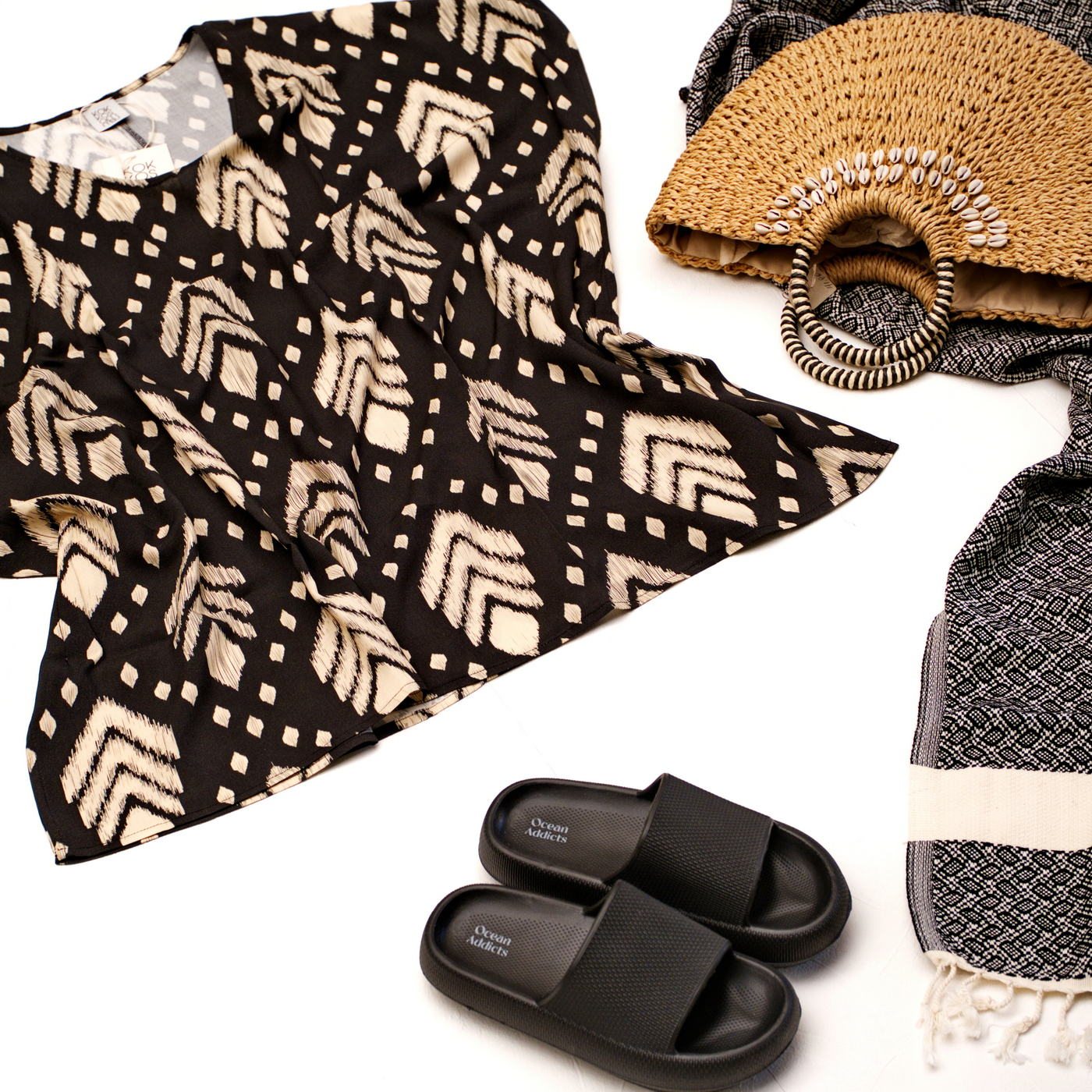 KOKKOSAMMOU Short caftan Samothraki — Dresses from Toolittle — additional view 6