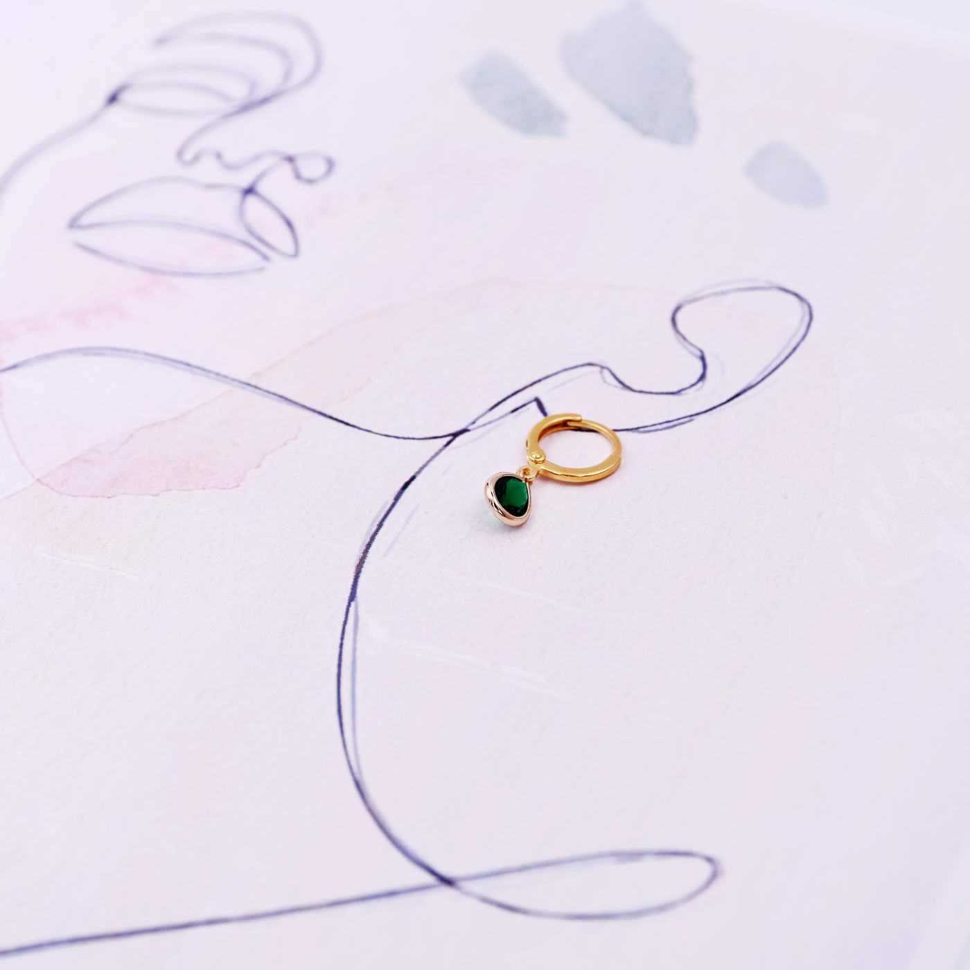 Earrings with Austrian crystals — Earrings from Toolittle — additional view 2
