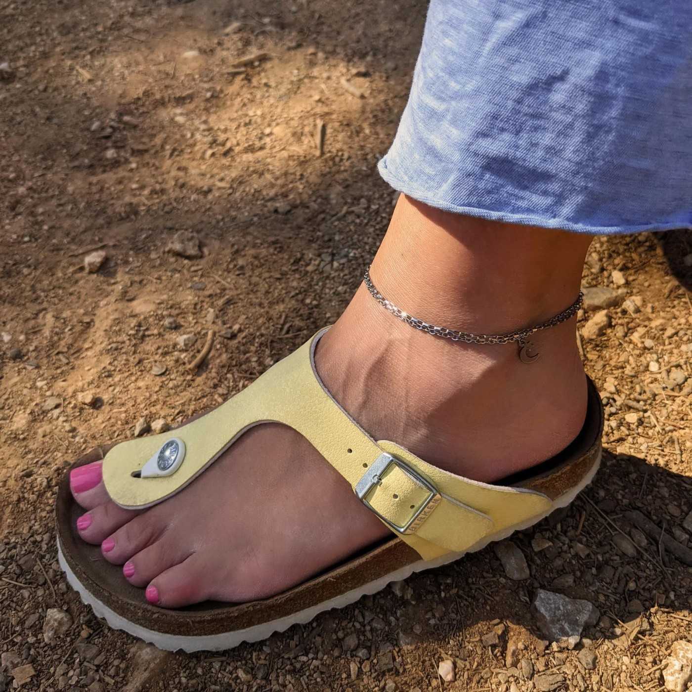 Silver Staybright stainless steel Anklet — Anklets from Toolittle — additional view 6