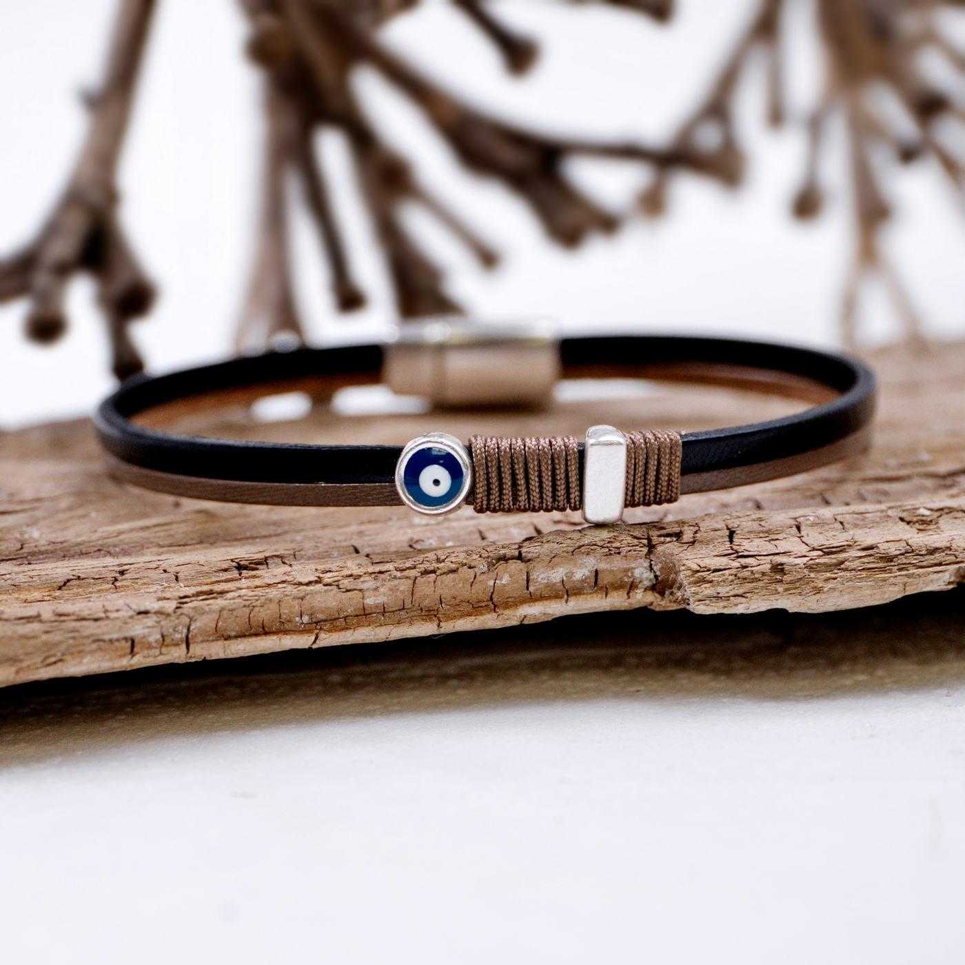 Mati Men's Leather Bracelet