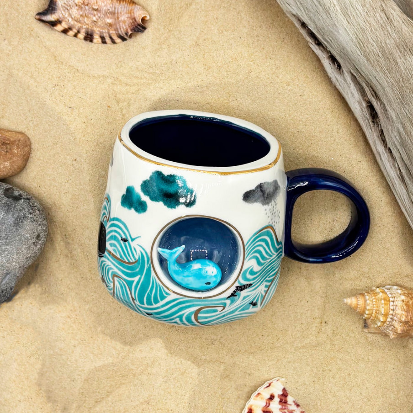 By the Sea 3D Whale Cup — Ceramics & pottery from Toolittle — additional view 2