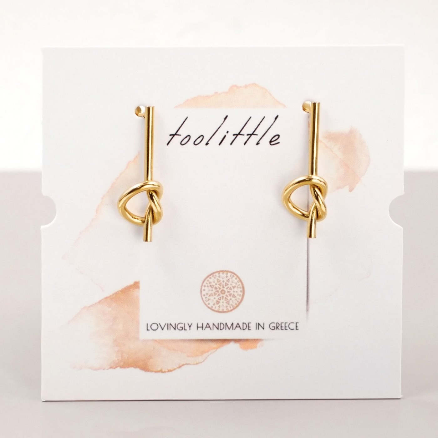 Stainless Steel Knot Earrings — Earrings from Toolittle — additional view 4